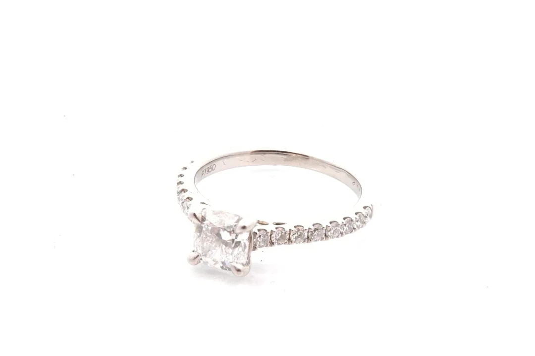 Platinum and Diamond Ring
