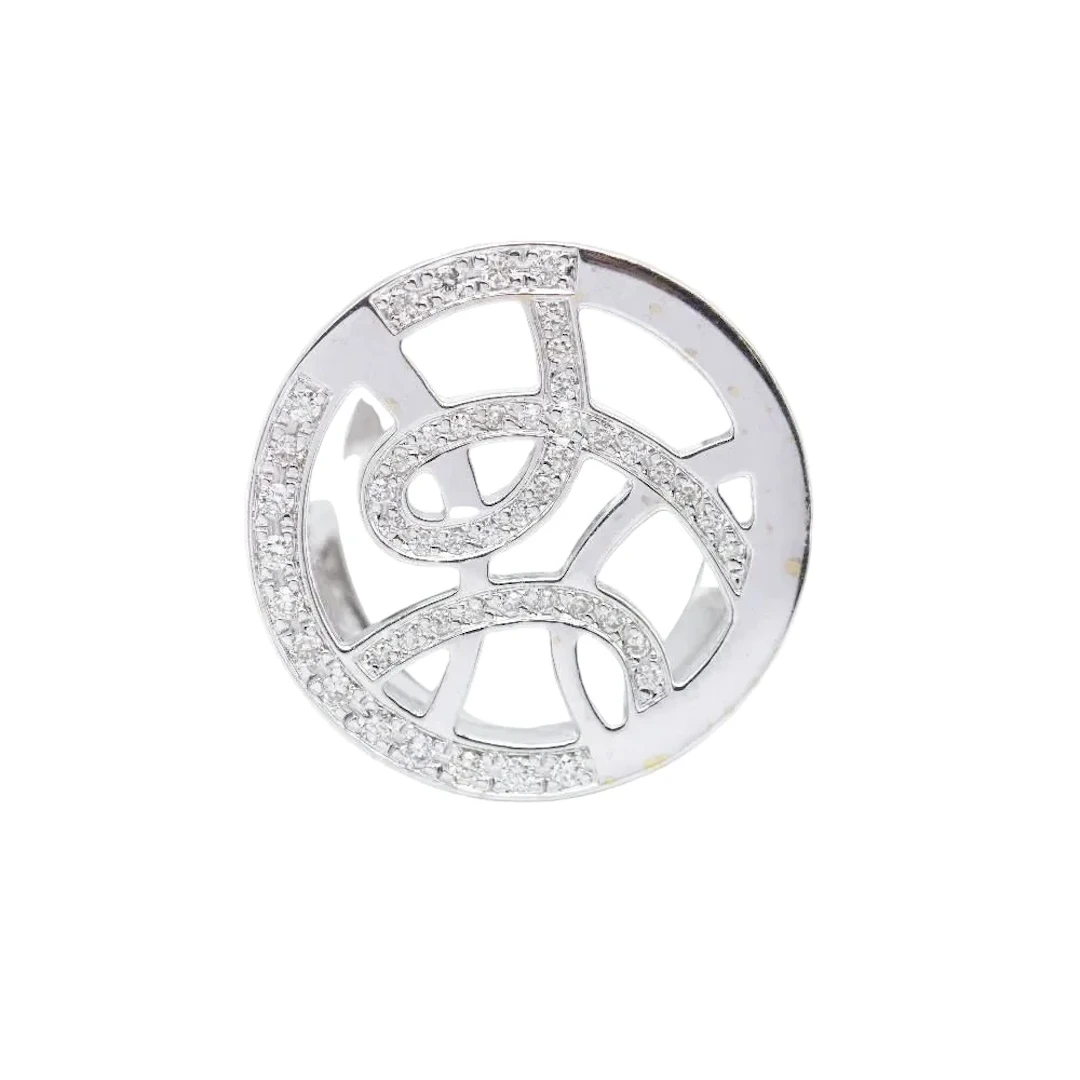 Ring SUBLIM in white gold and diamonds