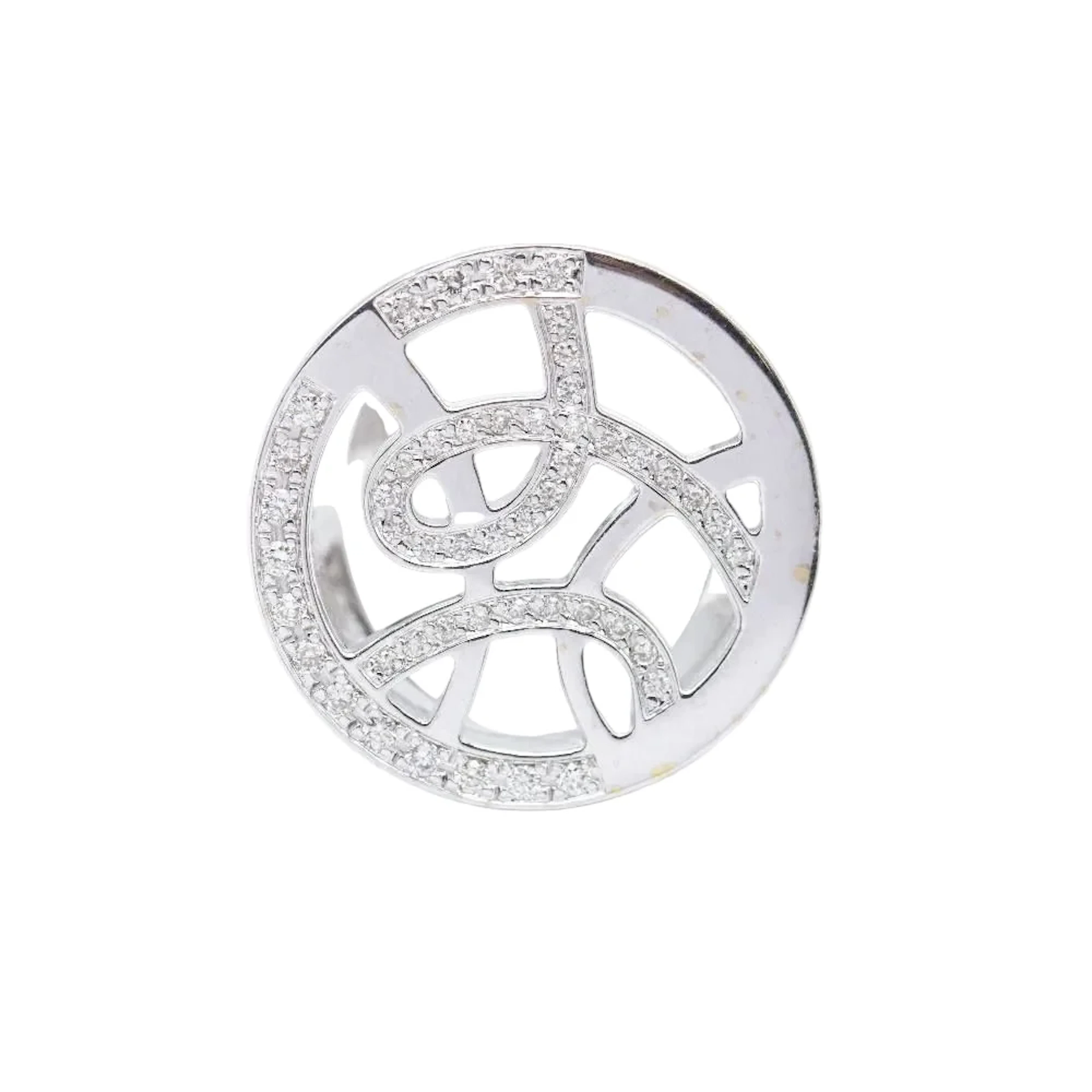 Ring SUBLIM in white gold and diamonds