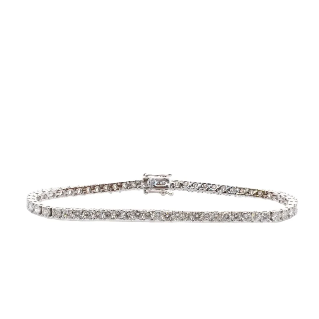 Bracelet Line in paltinium and diamonds