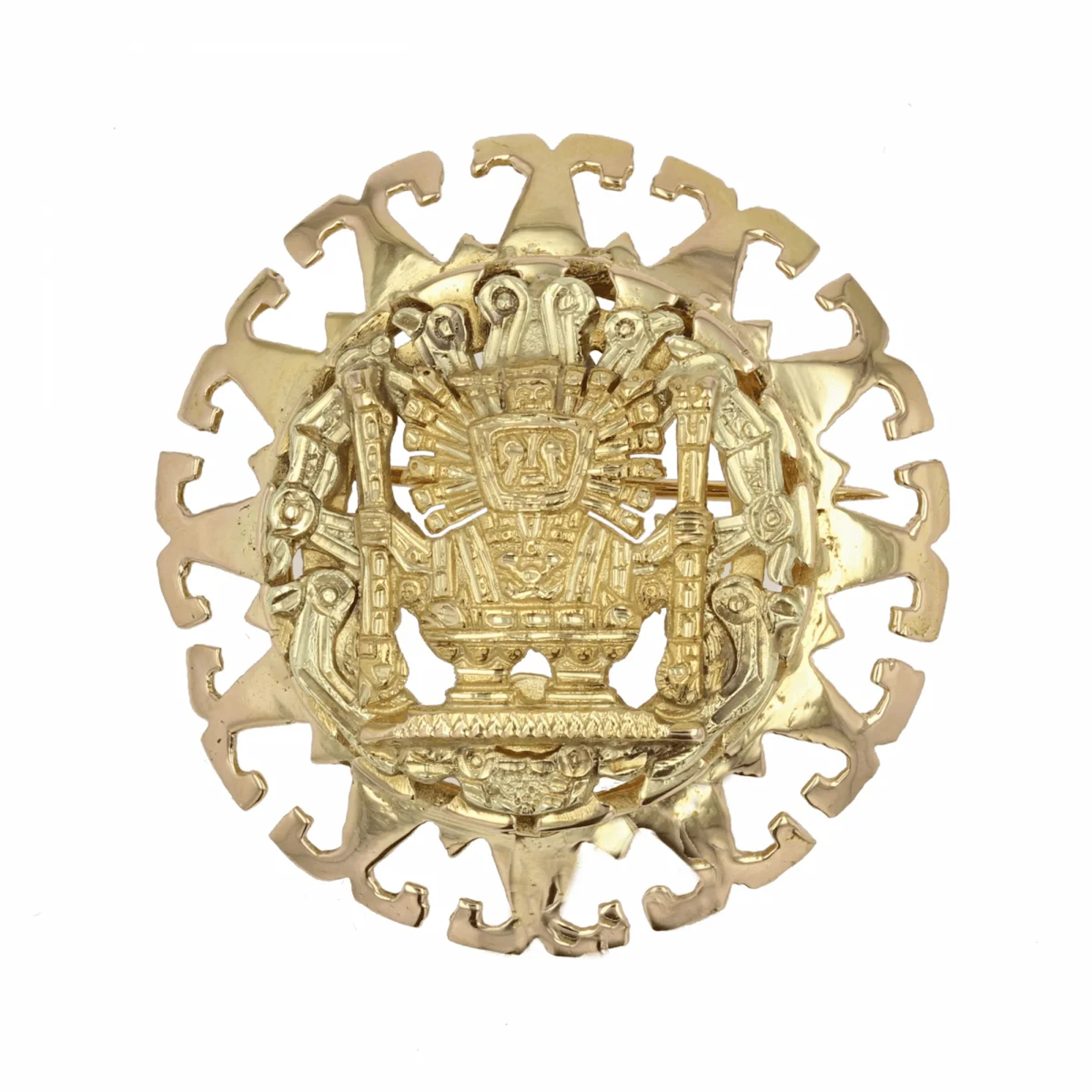 Yellow gold pendant
