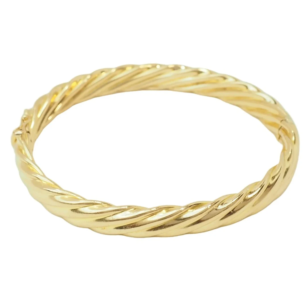 Yellow Gold Bangle Bracelet
