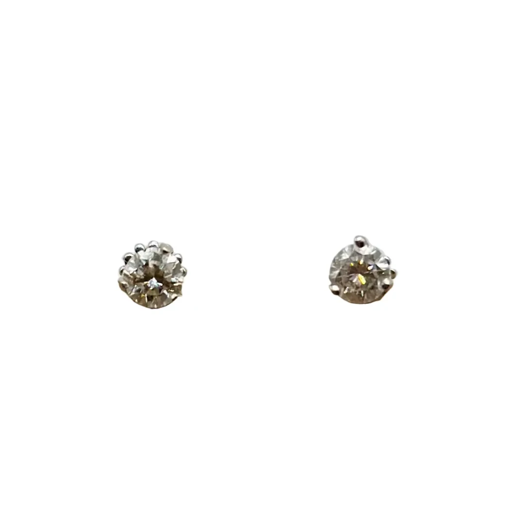 Earrings Fleas in white gold and diamonds