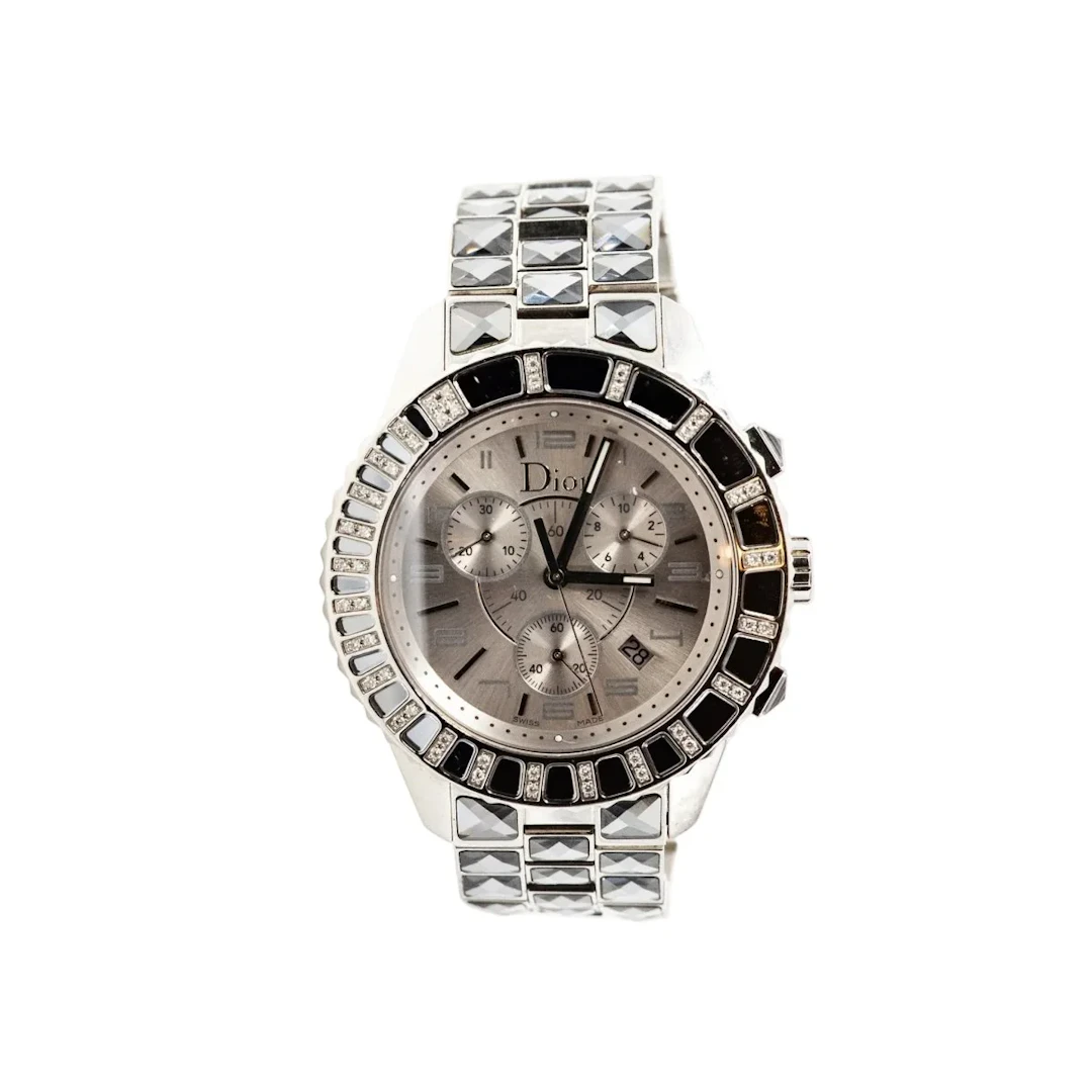 DIOR "Christal" Watch in Steel and Sapphire Crystal