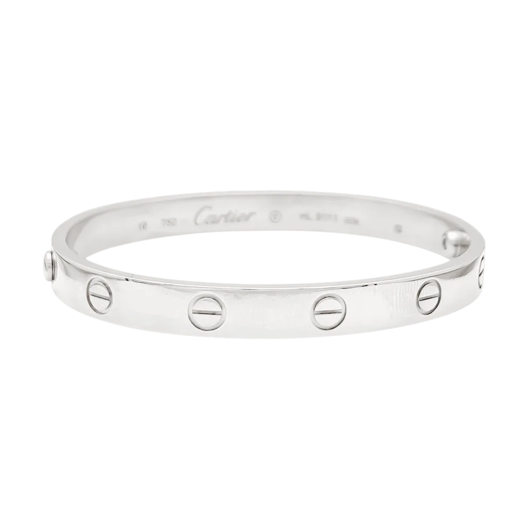 Bracelet Bangle CARTIER "Love" in White gold