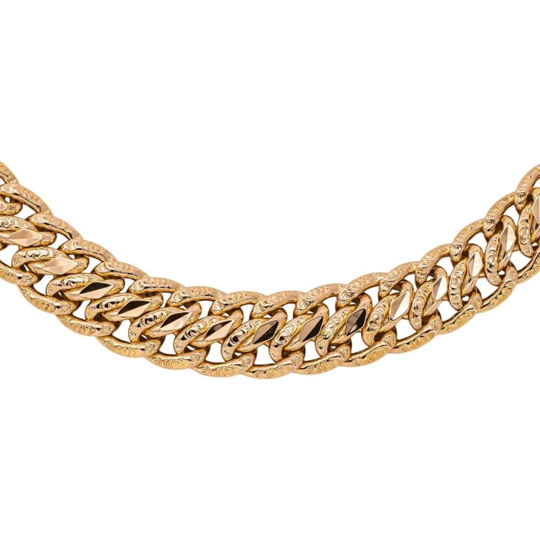 Rose gold Russian Link Necklace