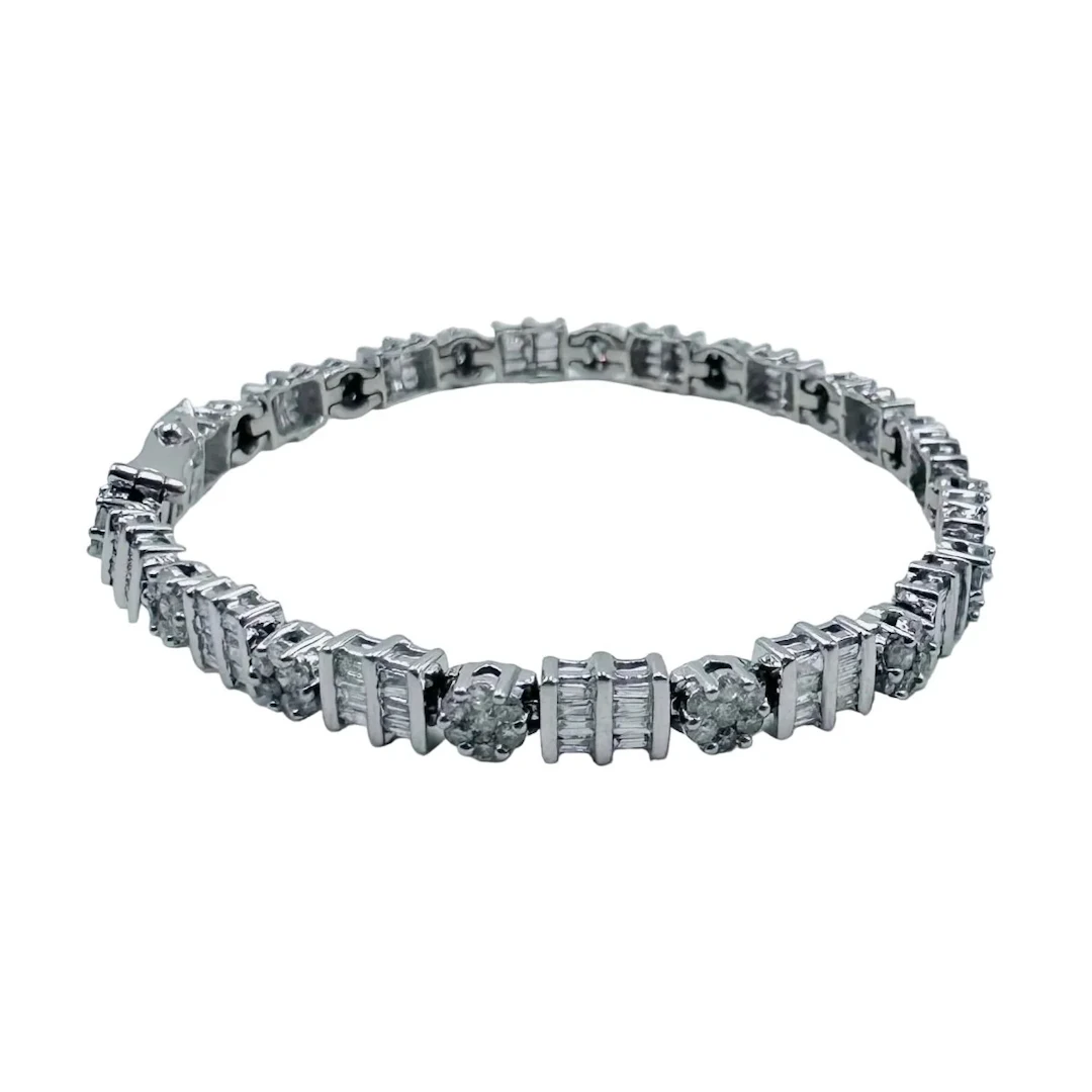 White Gold and Diamond Bracelet