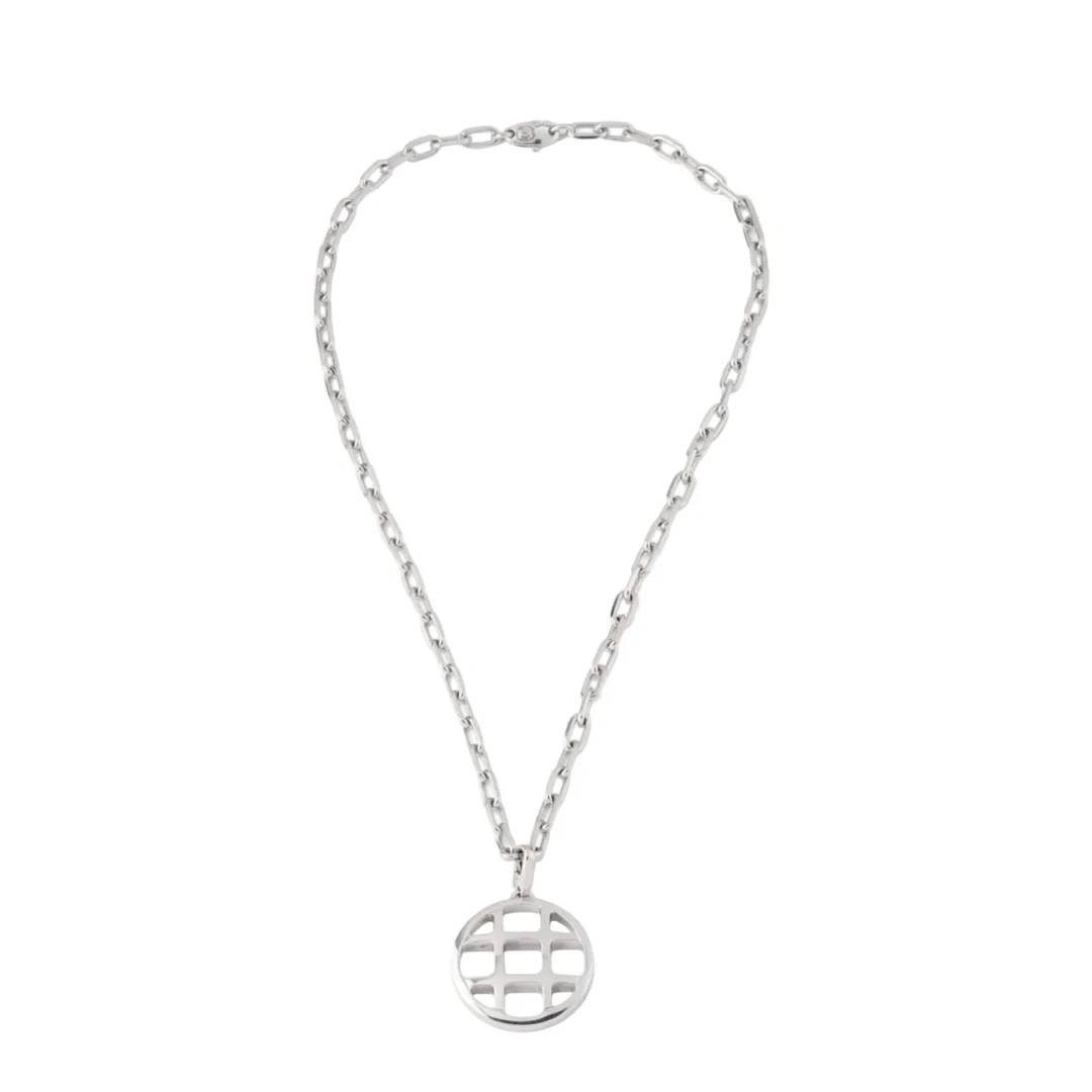Necklace CARTIER "Pasha" pendant in white gold