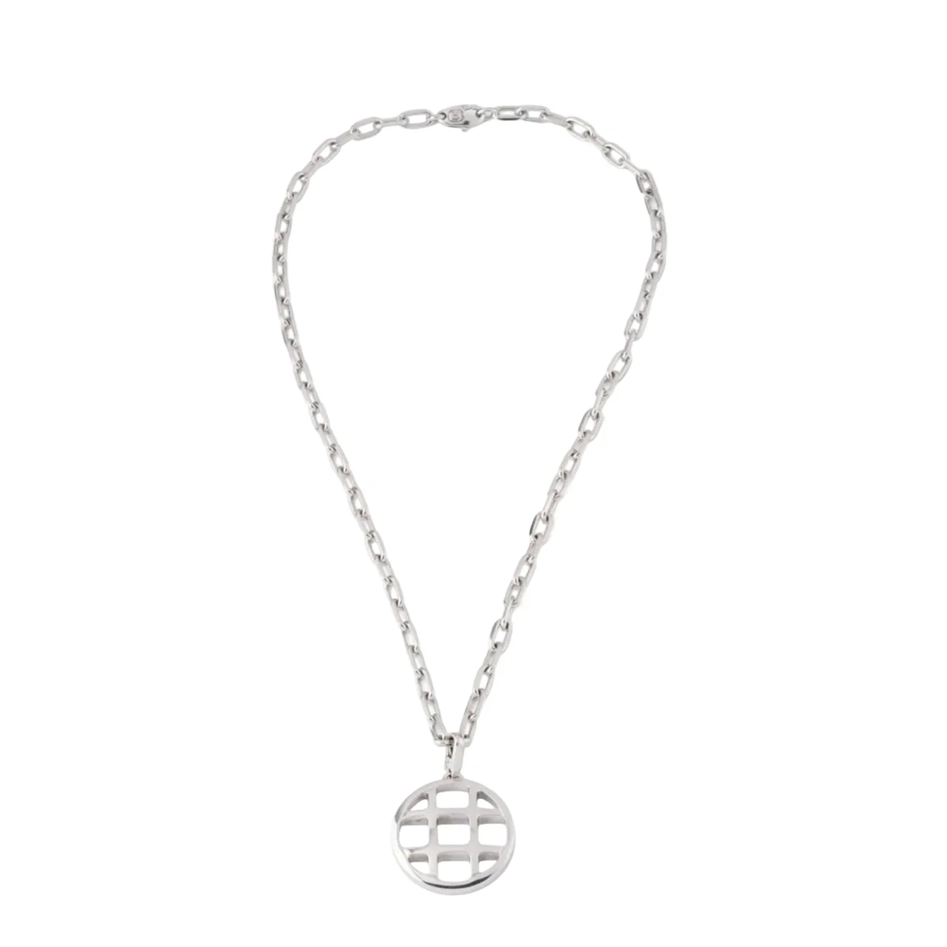 Necklace CARTIER "Pasha" pendant in white gold
