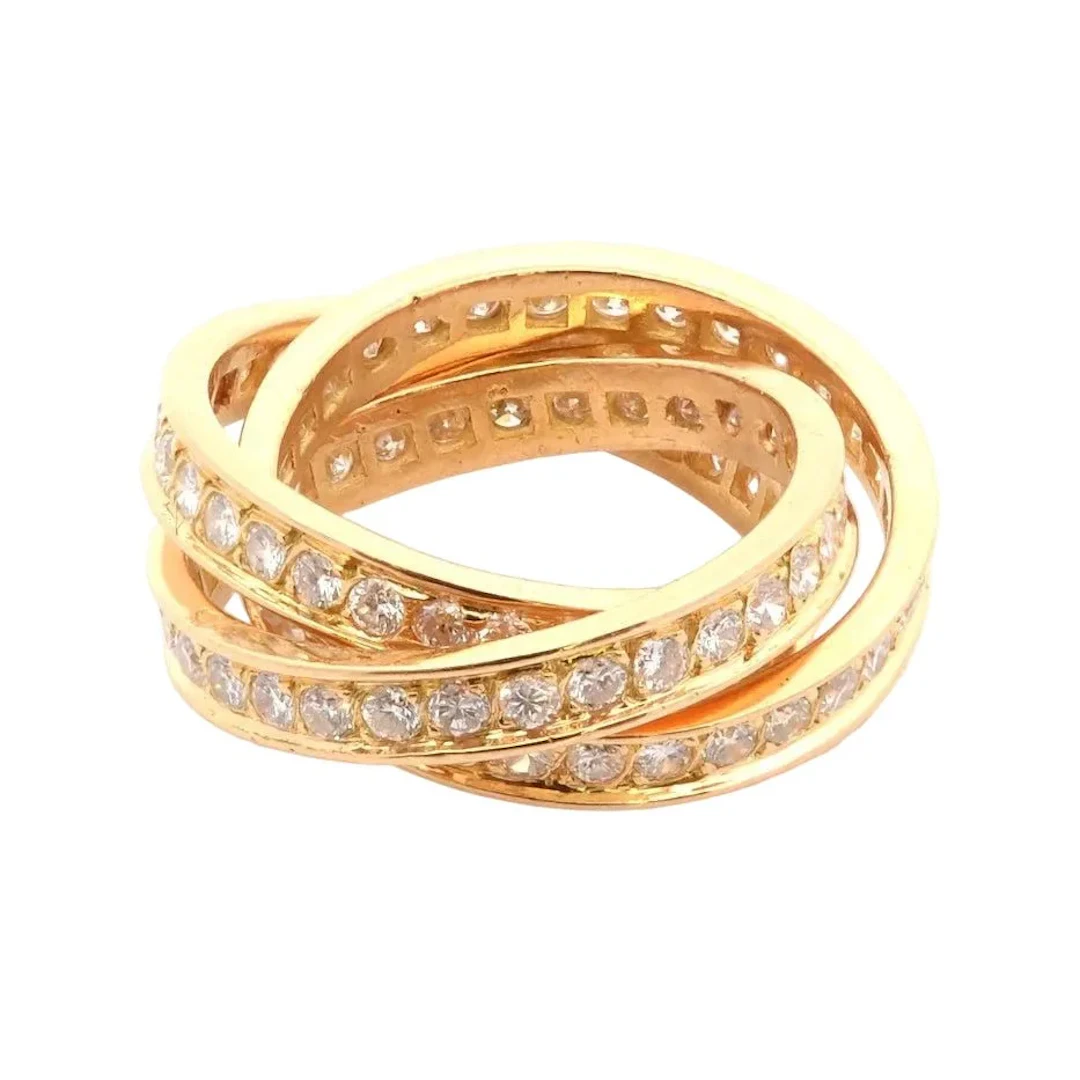 Yellow Gold and Diamond Wedding Band