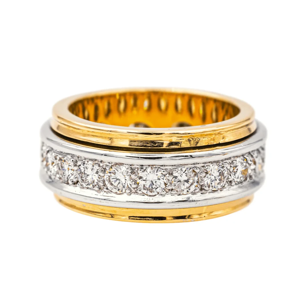 Yellow Gold and Diamond Ring