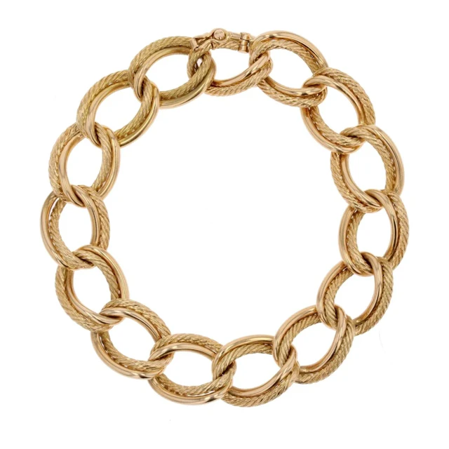 Bracelet Maille en or jaune