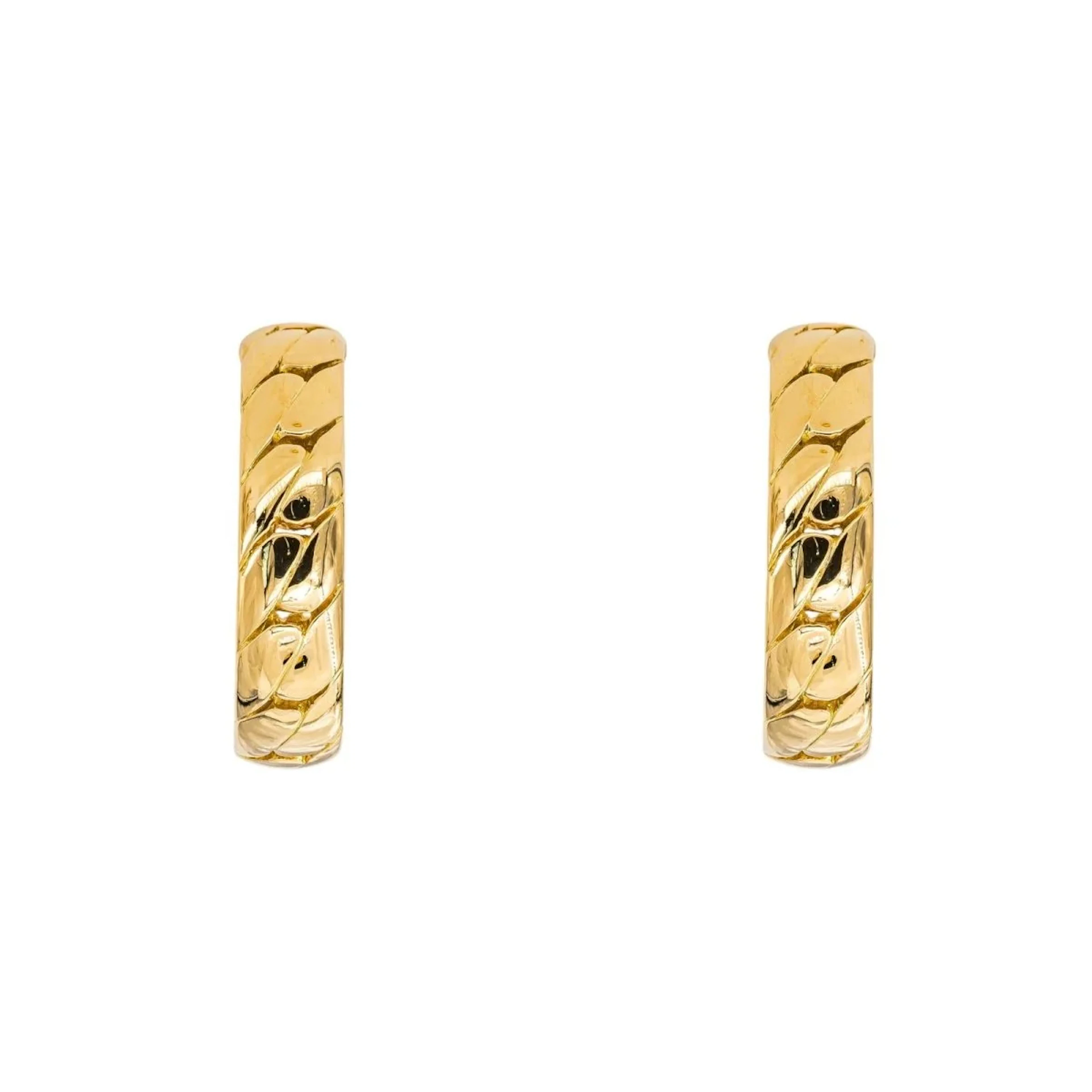 Yellow Gold Hoop Earrings