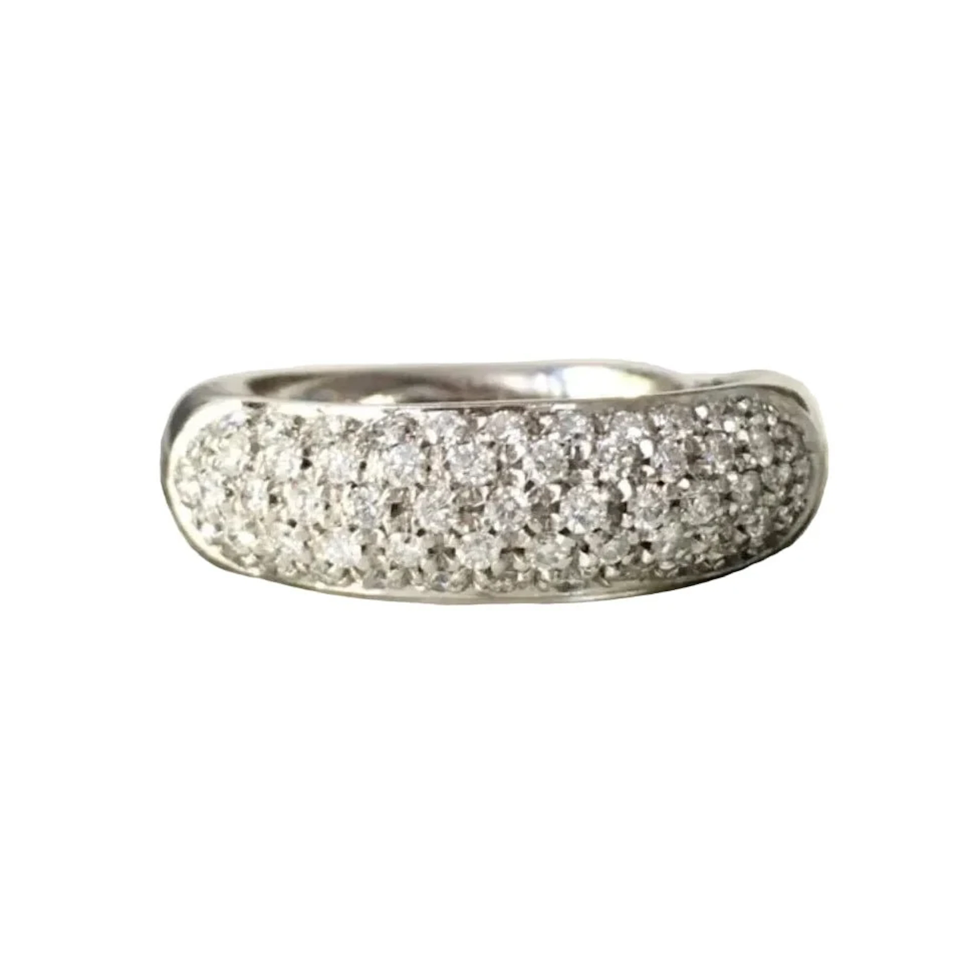 DAMIANI Pave Ring in White Gold and Diamonds