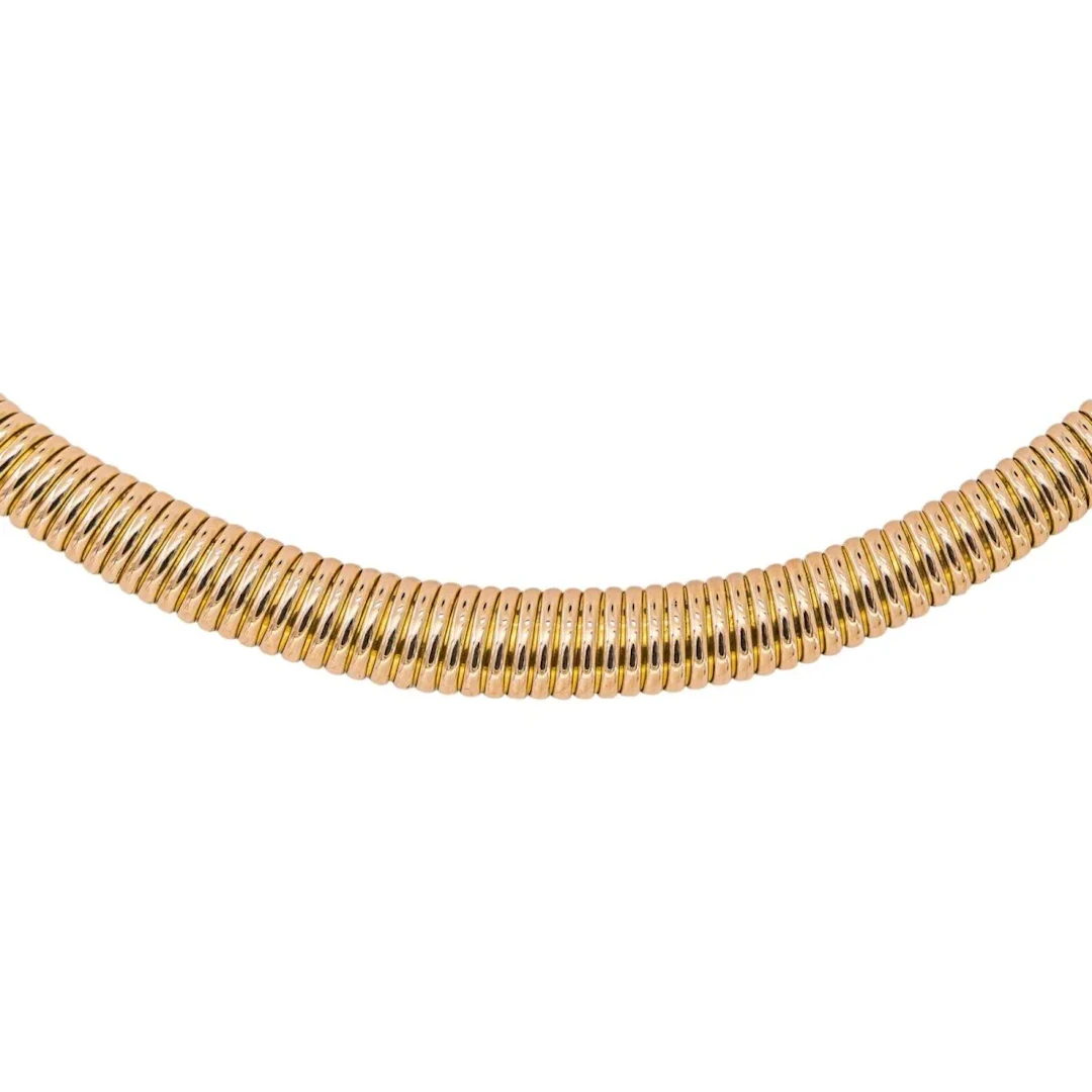 Rose gold Tubogas Link Necklace