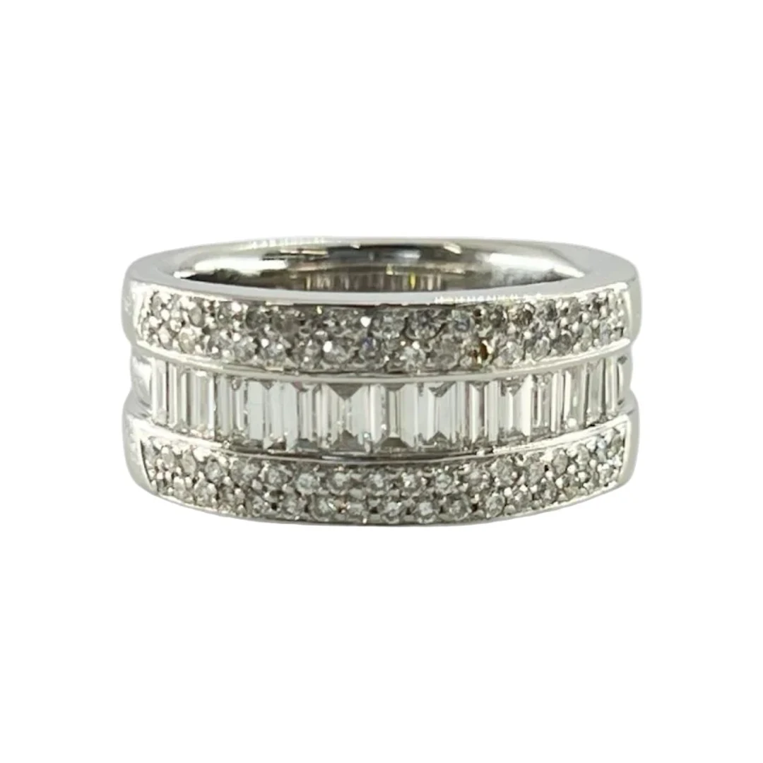Ring Alliance in white gold and diamonds