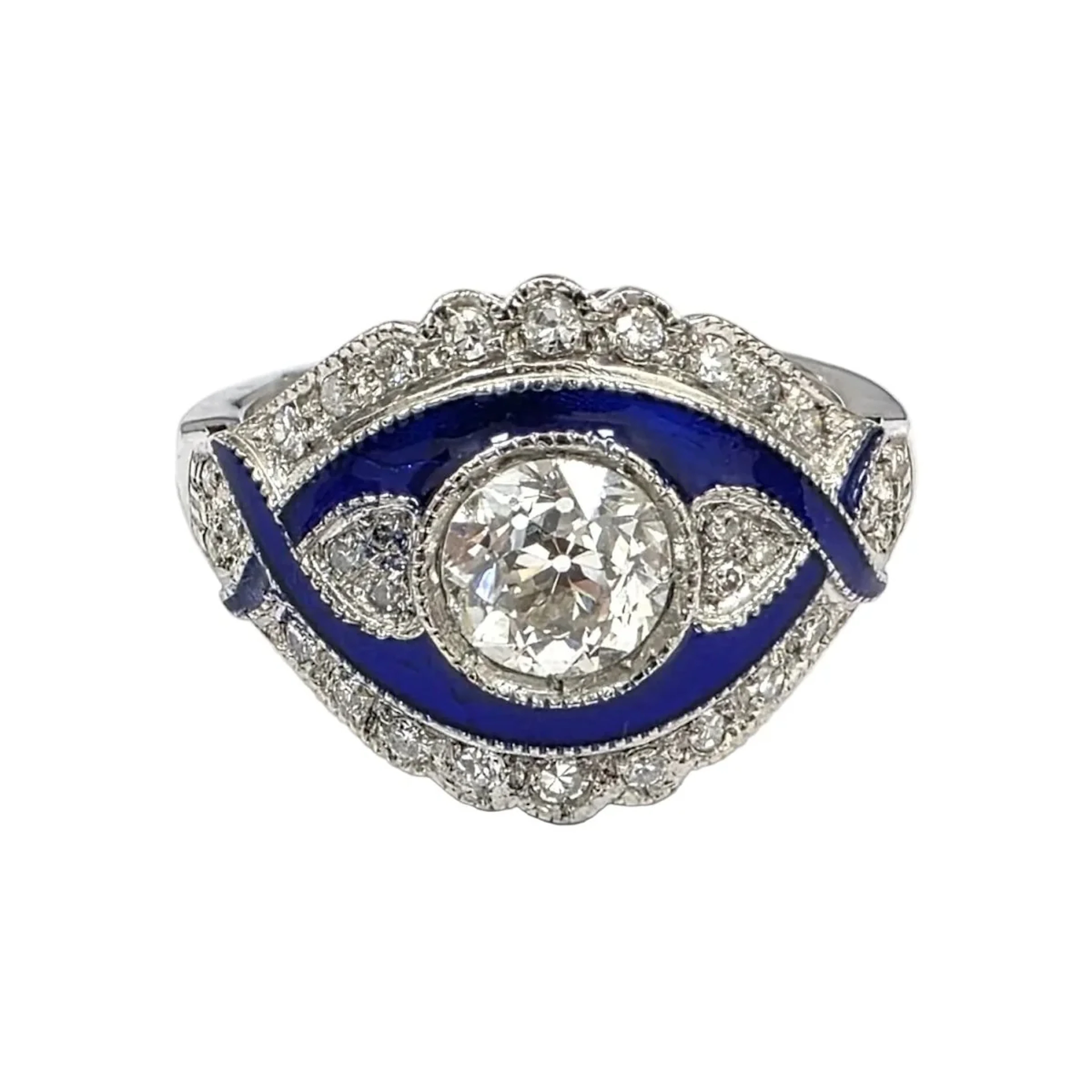 White Gold and Diamond Ring