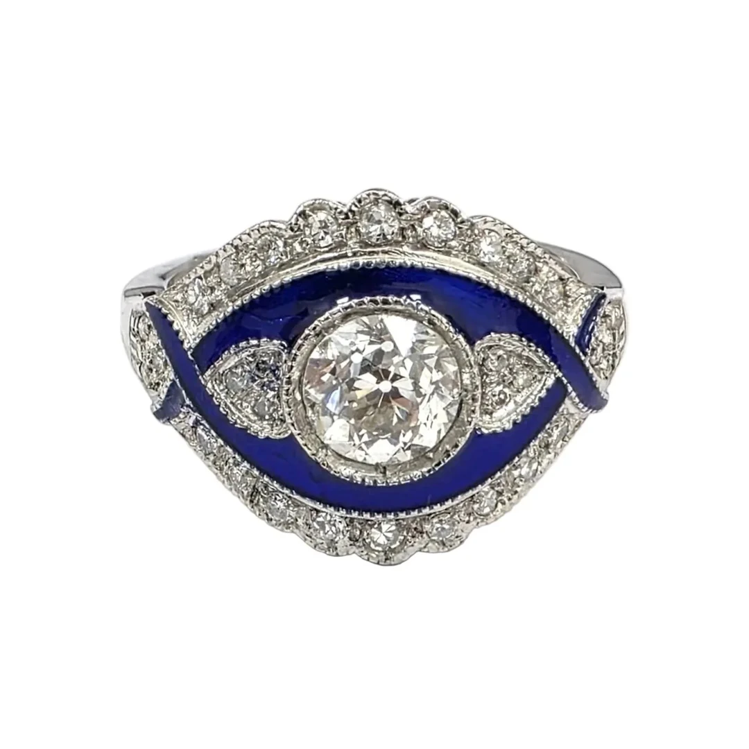 White Gold and Diamond Ring