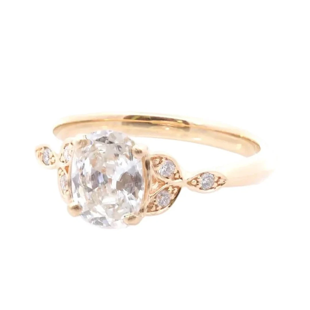Yellow Gold and Diamond Ring