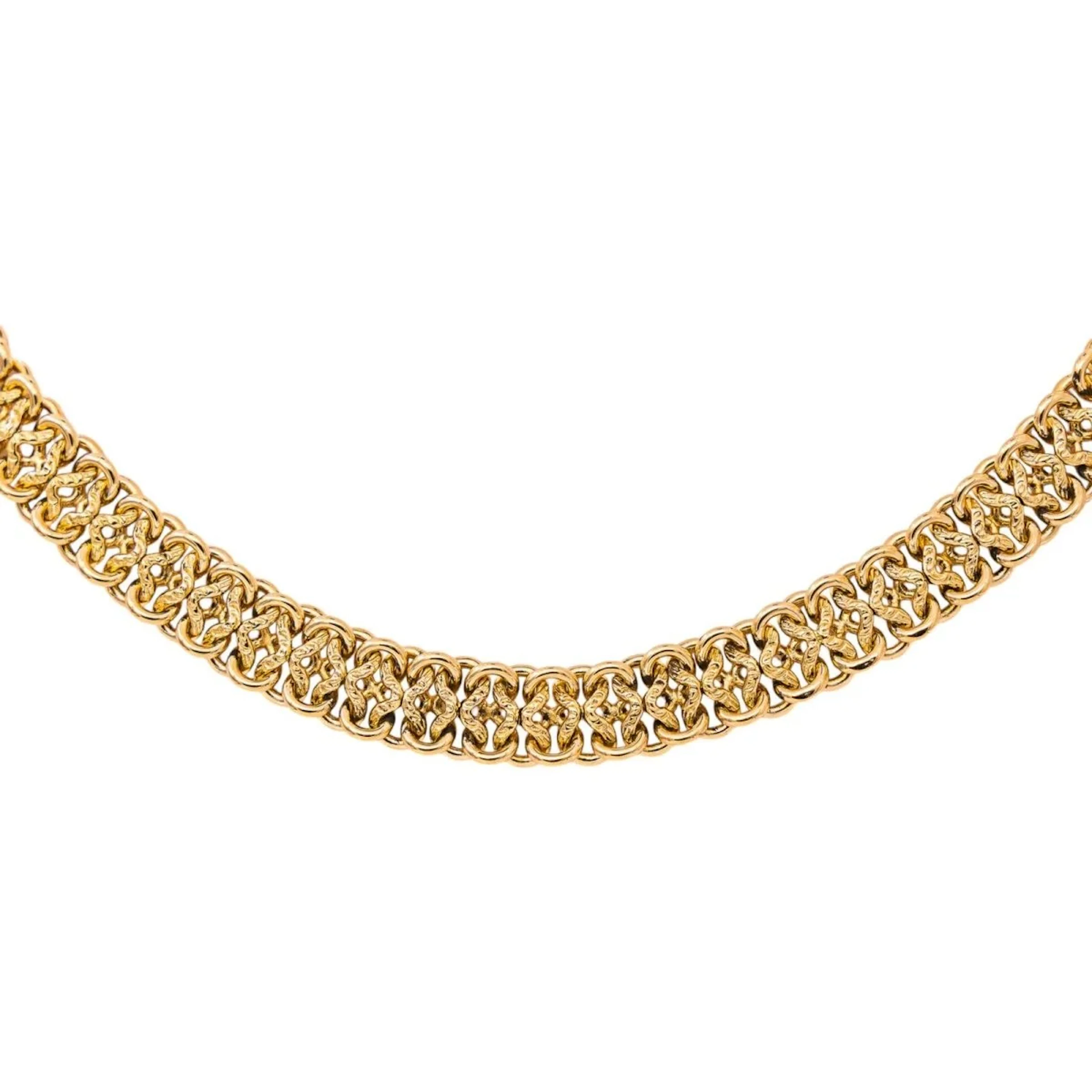 Rose gold necklace