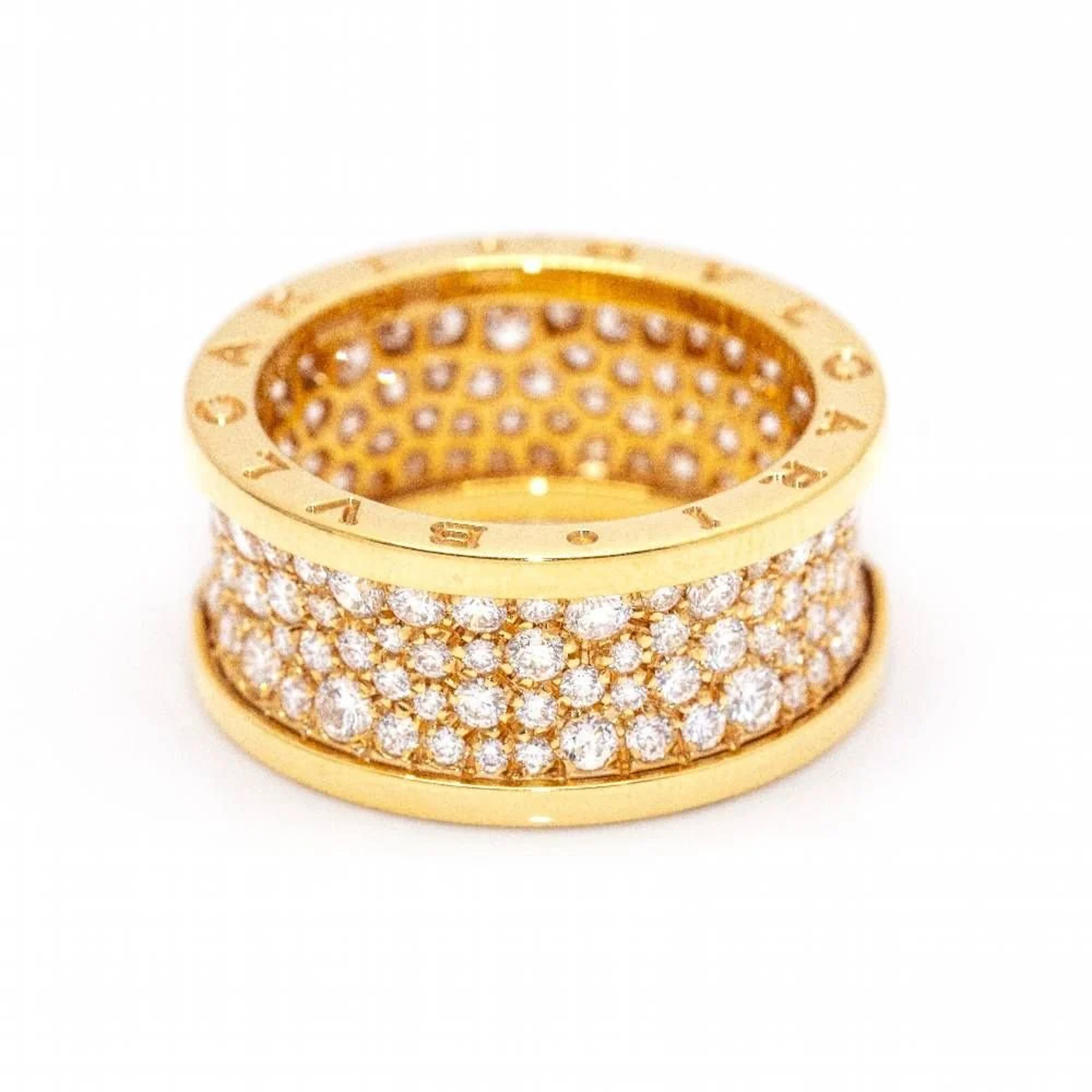 BVLGARI B.ZERO1 ring with diamonds