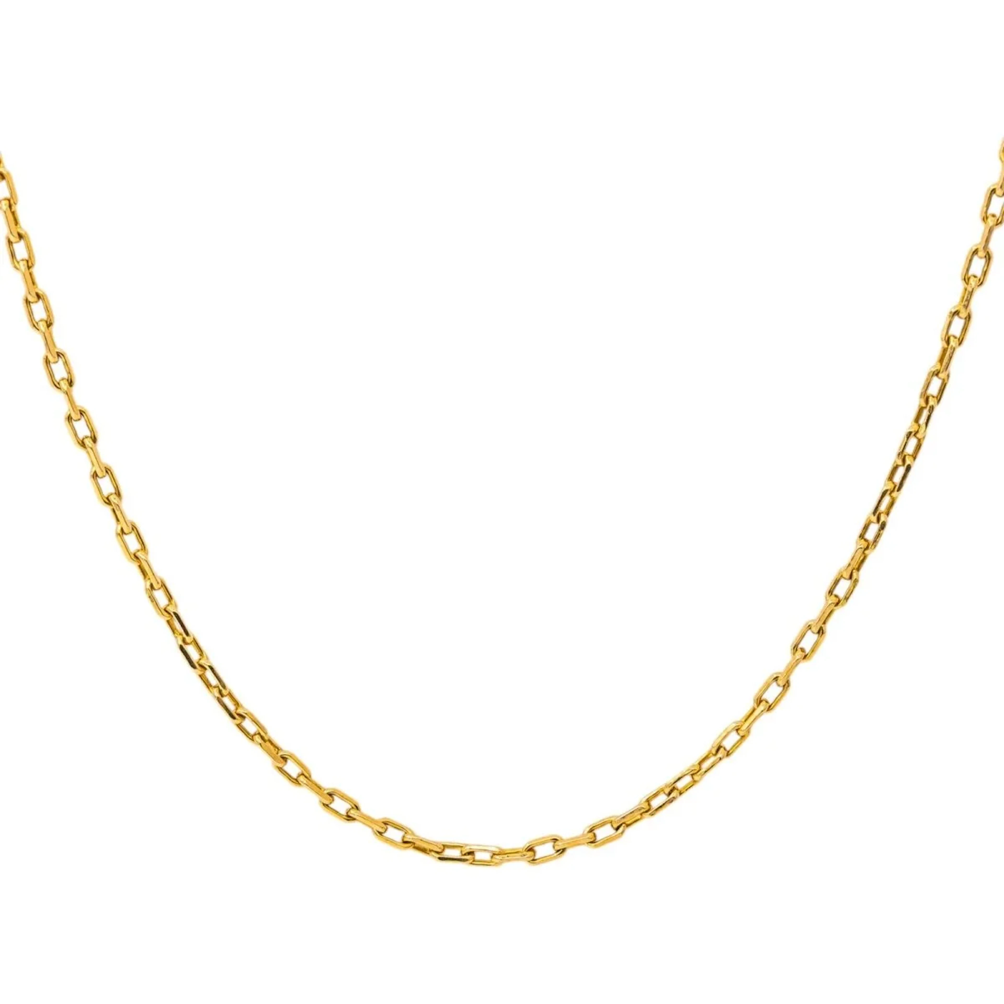 Yellow gold Forçat Link Necklace