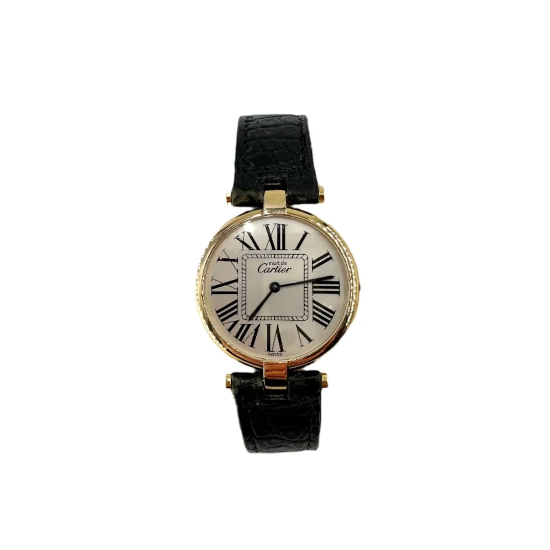 Watch CARTIER, "Must" in silver and ruddy