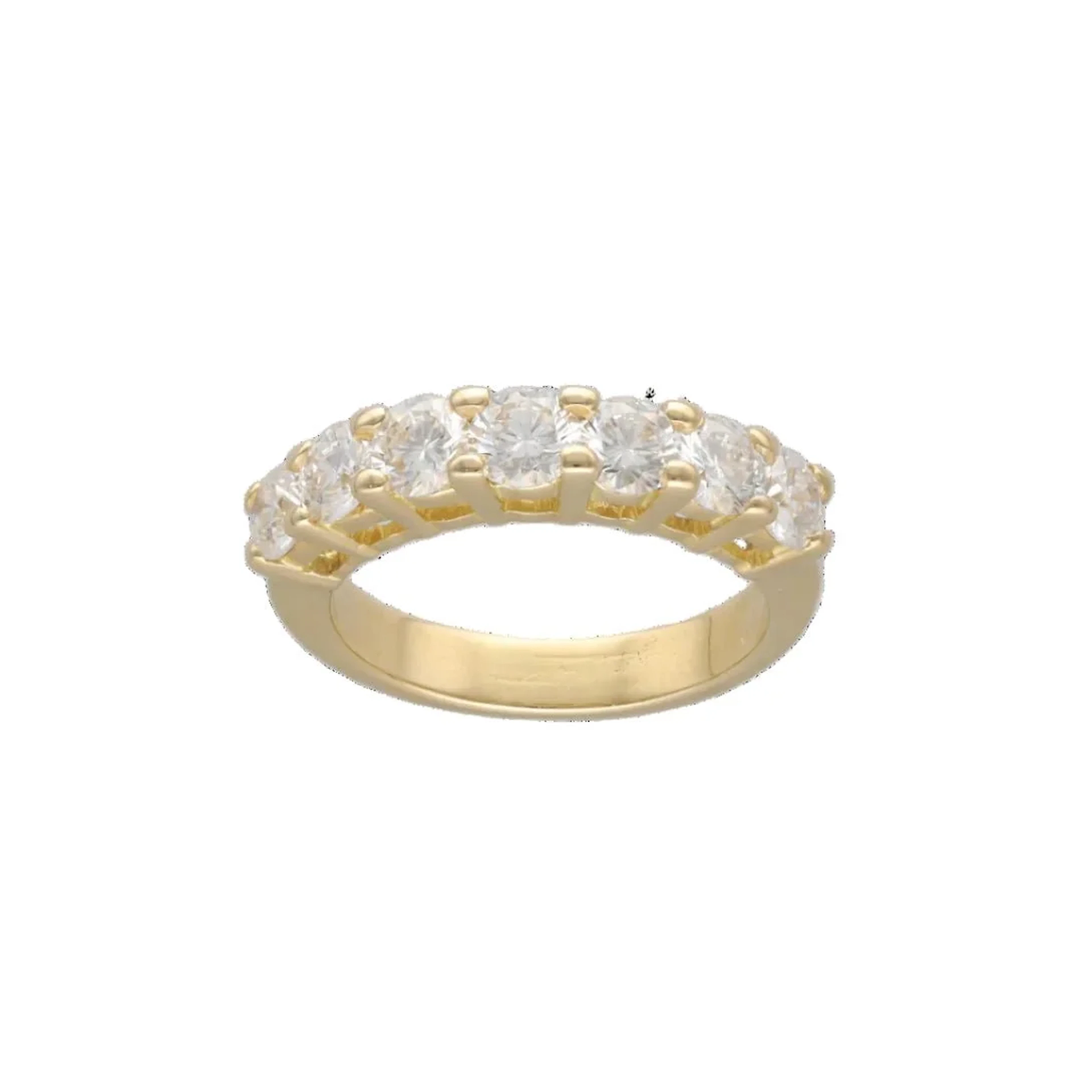 Yellow Gold and Diamond Wedding Band