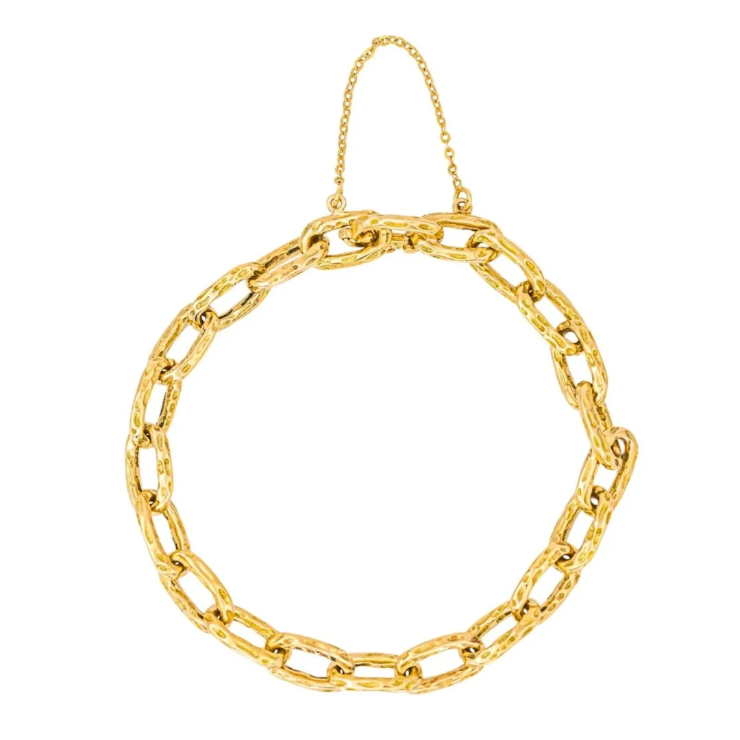 Maille bracelet in yellow gold