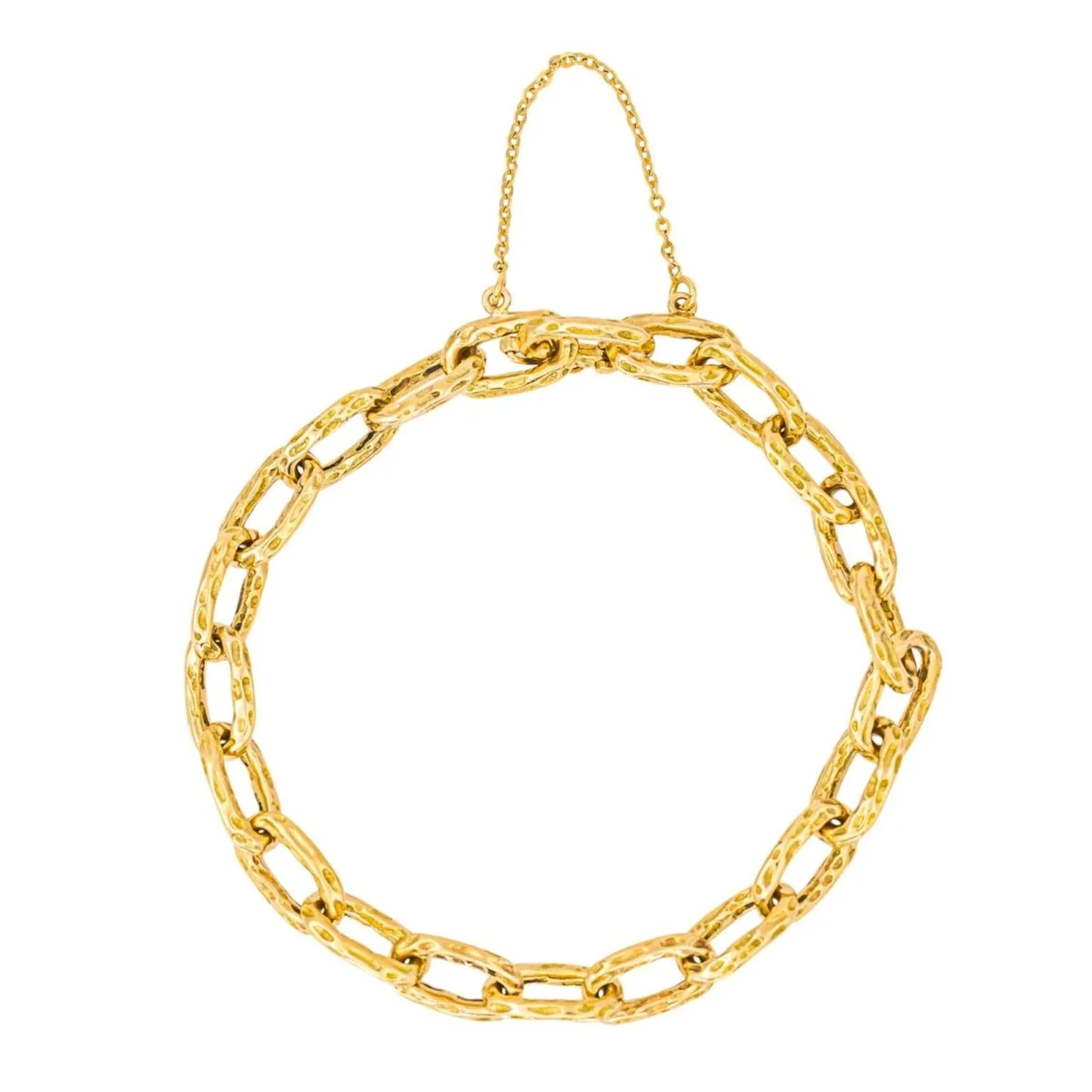 Maille bracelet in yellow gold