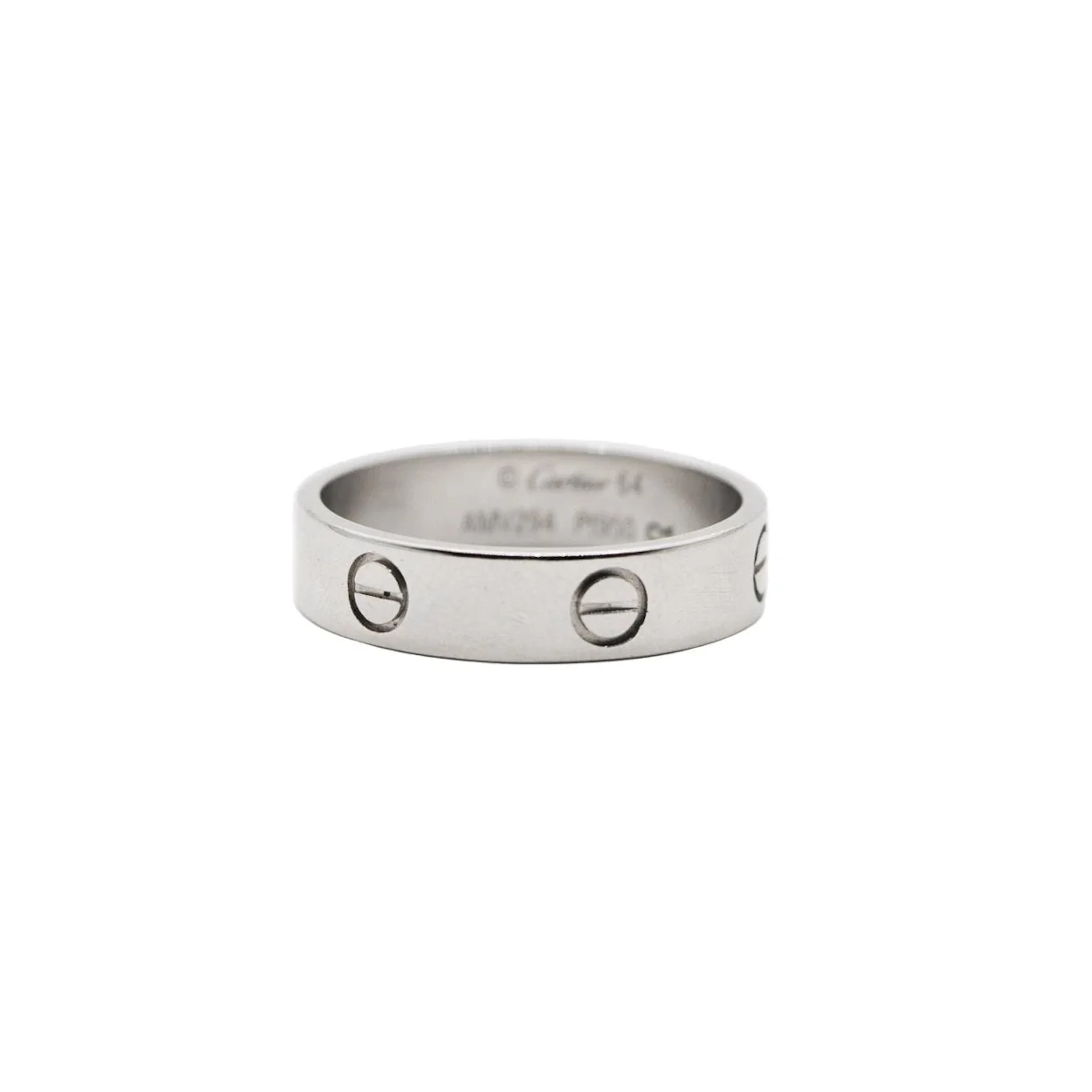 CARTIER “Love” wedding ring in platinum