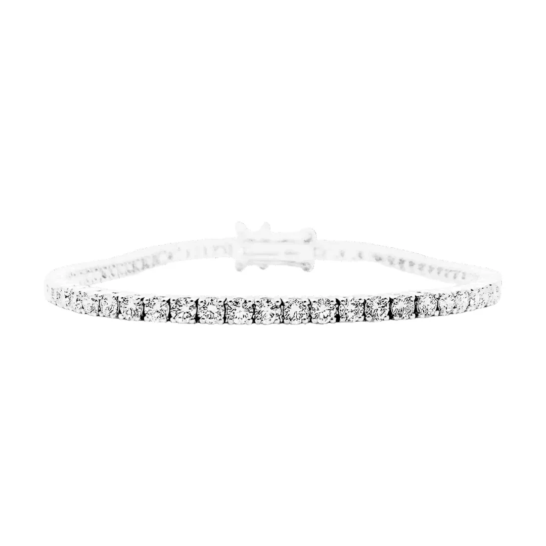 Bracelet Ligne in White gold and Diamonds