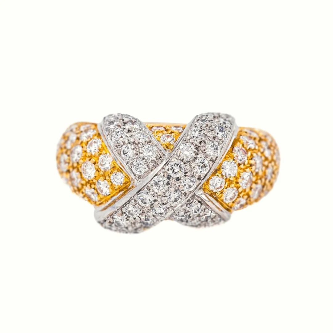 Ring Bangle Yellow gold Diamond