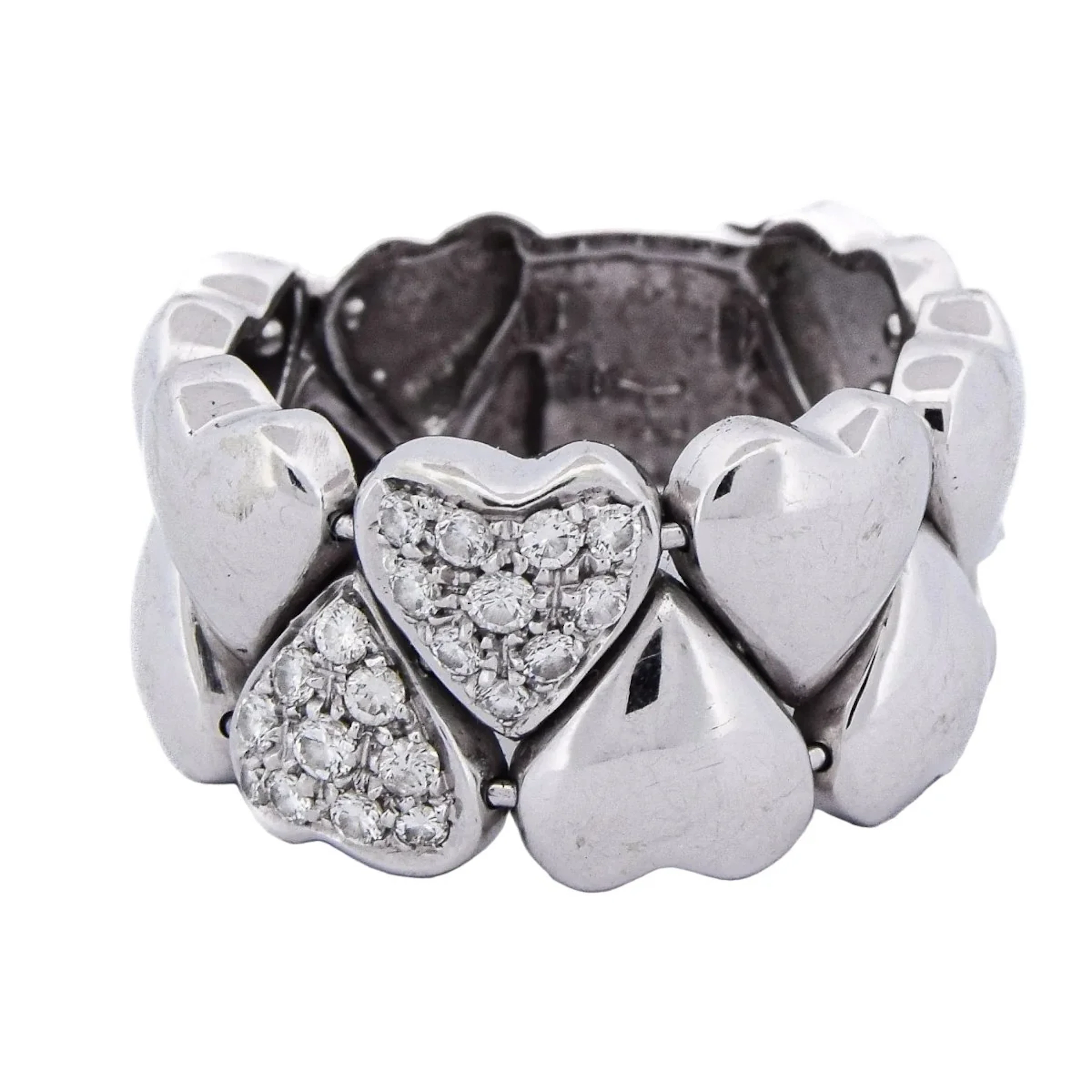 Ring Headband in white gold and diamonds