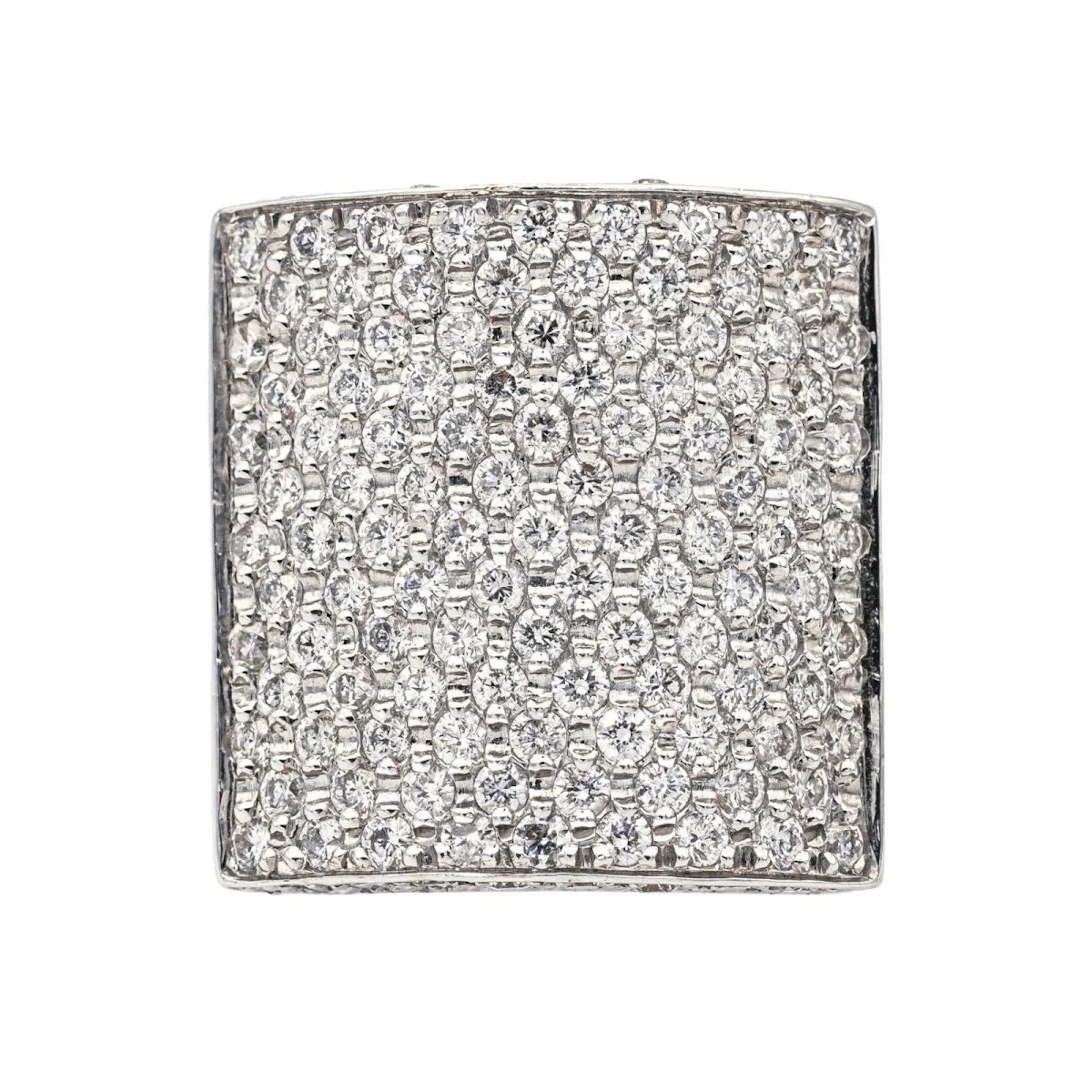 Bague en or blanc et diamants