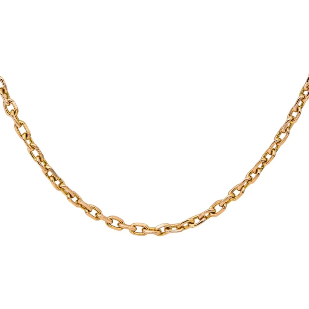 Rose gold Cable chain Necklace