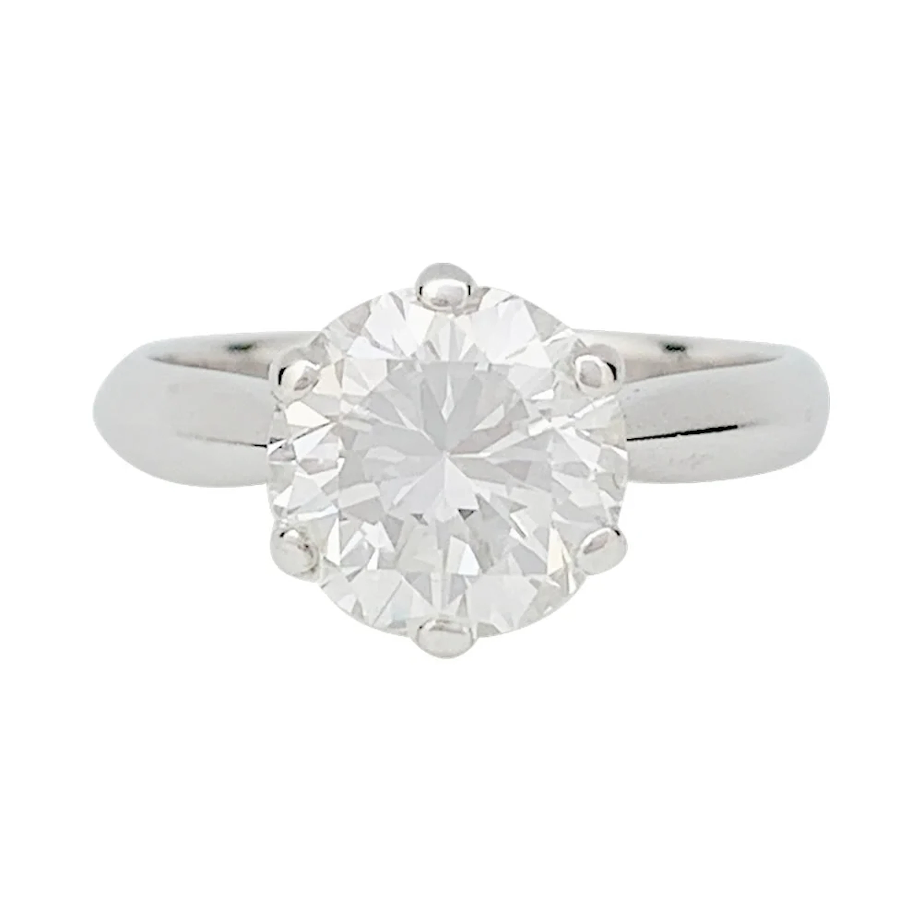 Diamond Ring, 2.52 Carats, in White gold