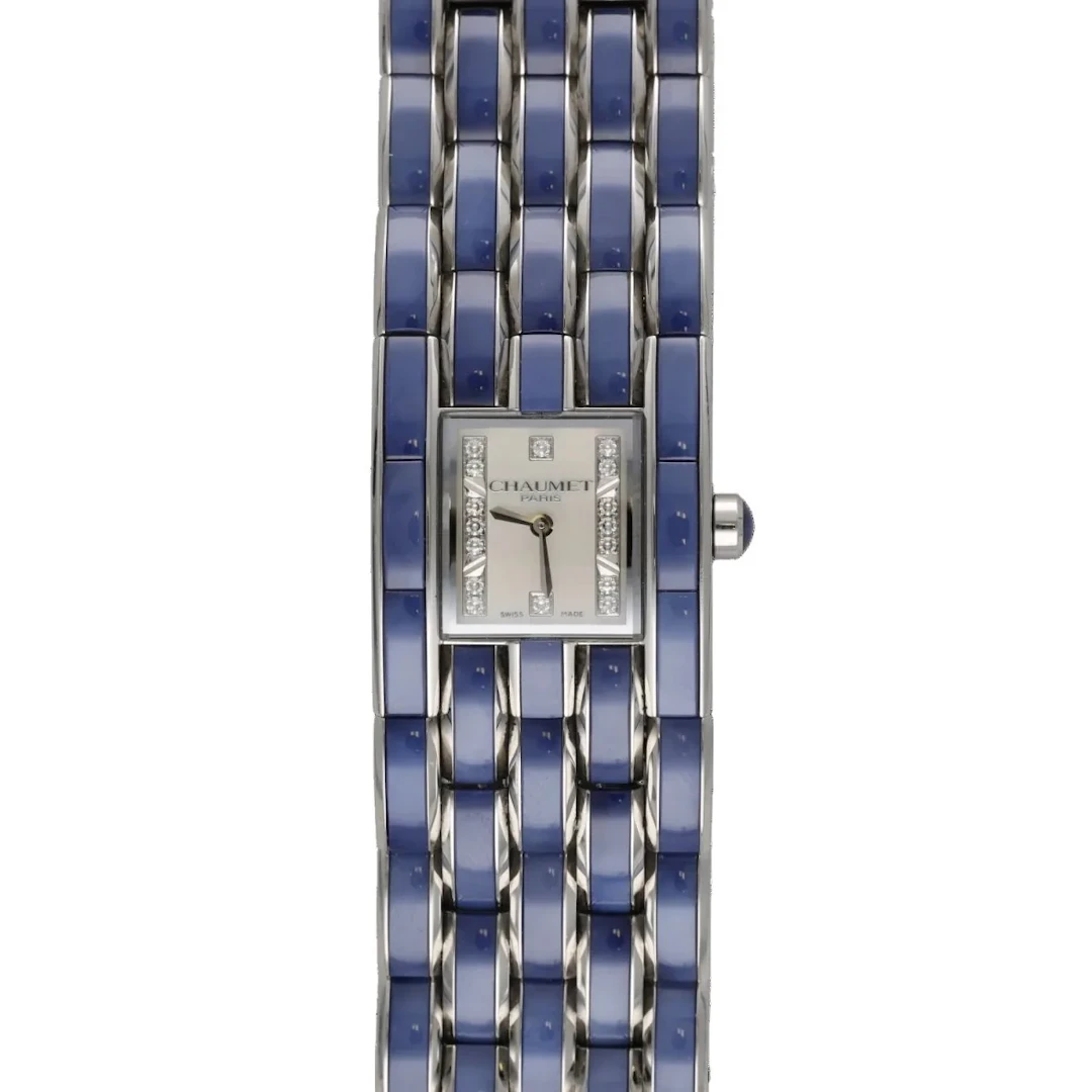Watch CHAUMET "Khésis Cristal" in steel and diamonds