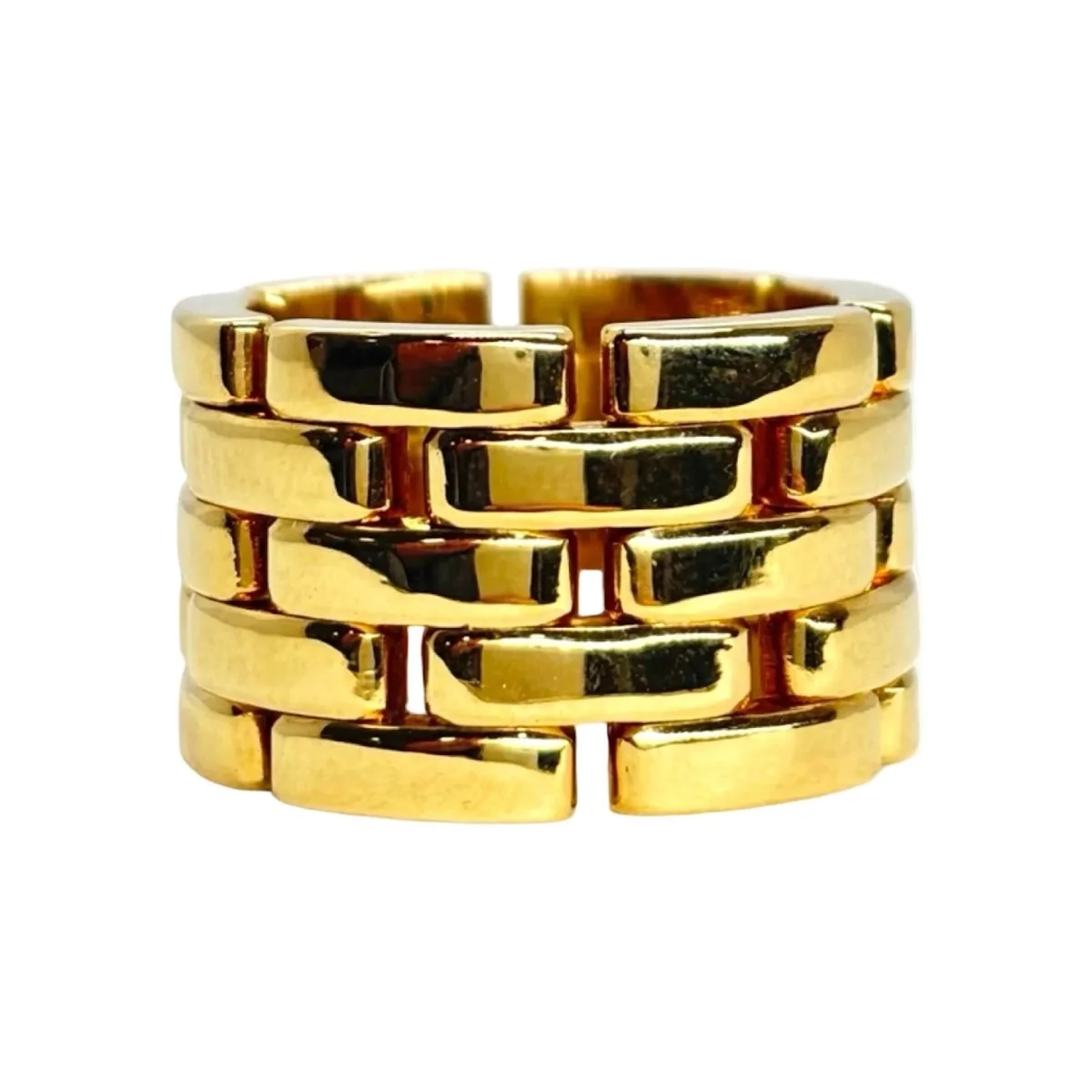 Ring Bandeau CARTIER "Panthère" in Yellow gold