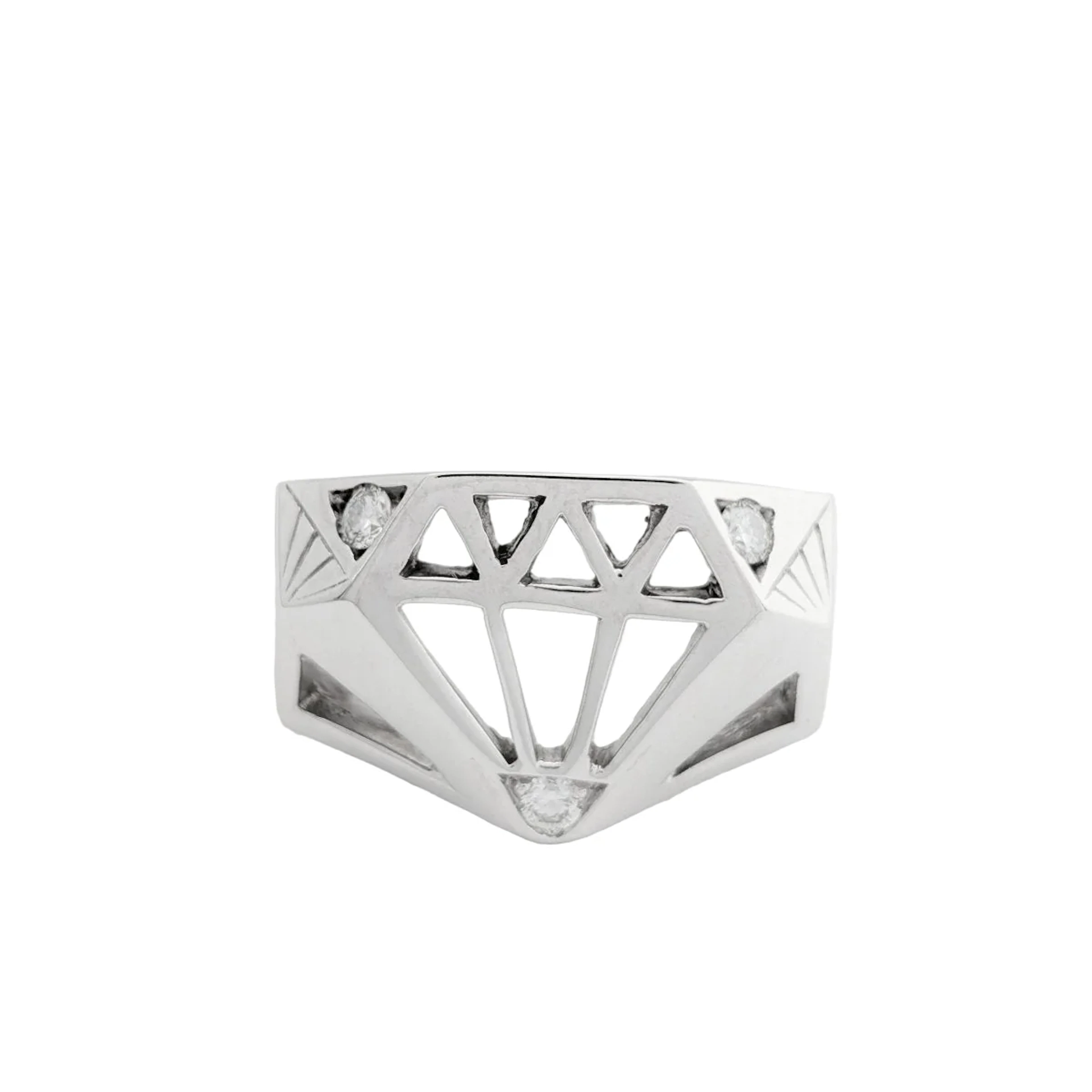 Flavparis x Le Diamantaire "Chic and Bling" Signet ring – Limited Edition
