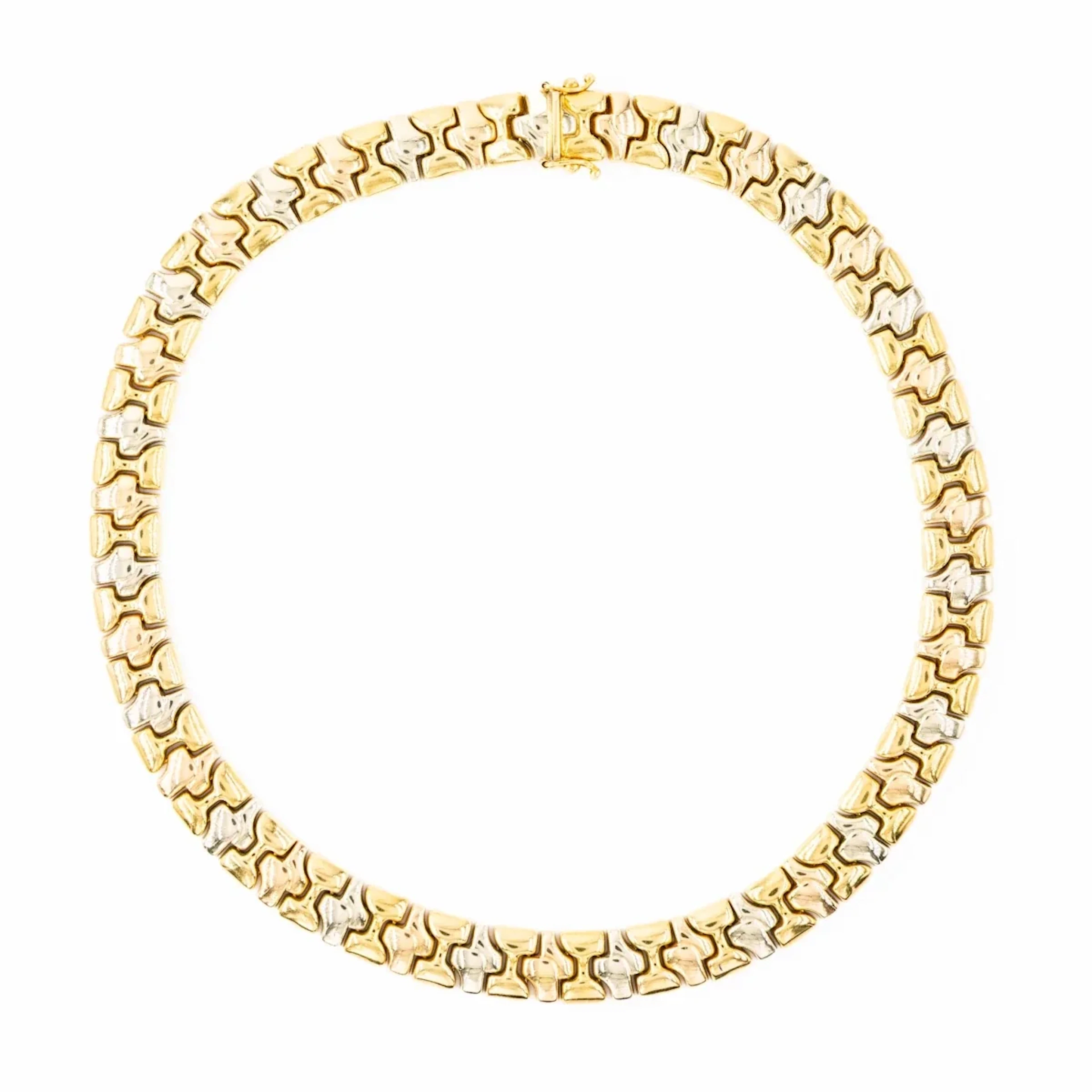 Chain Necklace in Yellow gold, White gold, and Rose gold