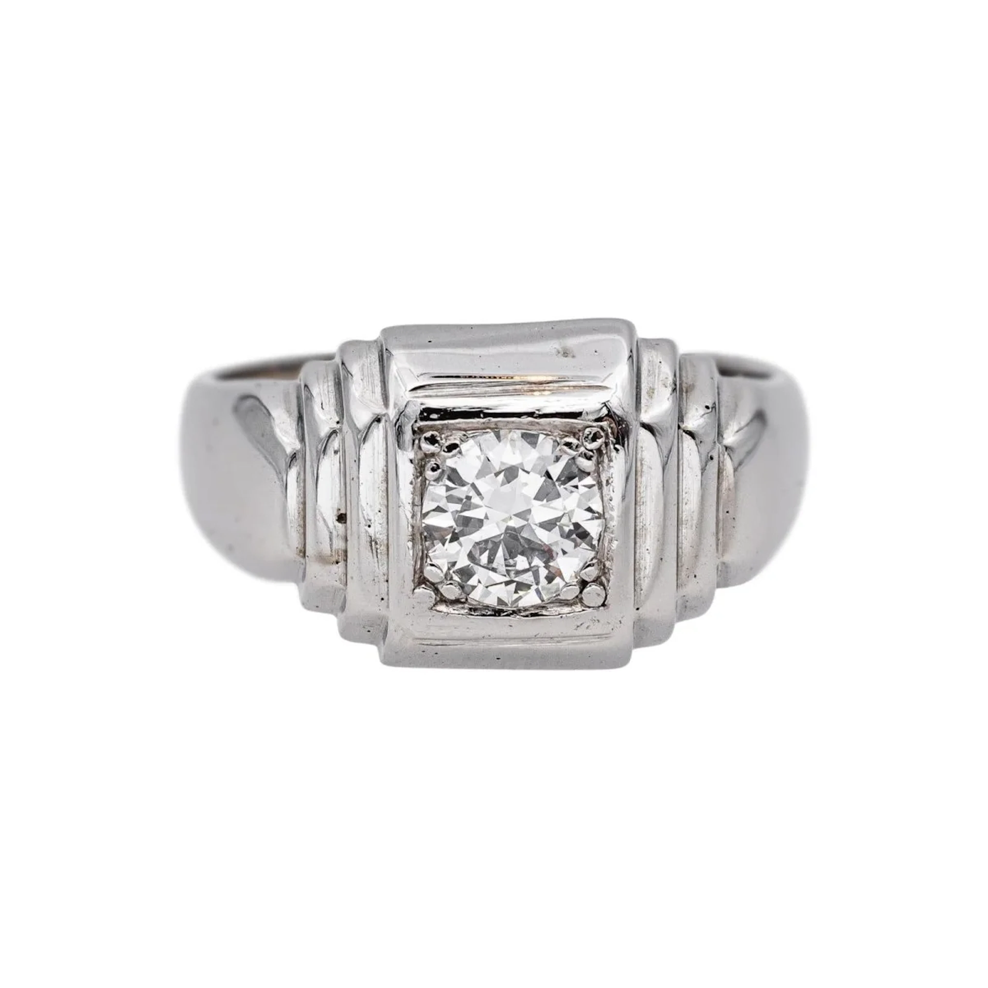Solitaire Ring White gold Diamond
