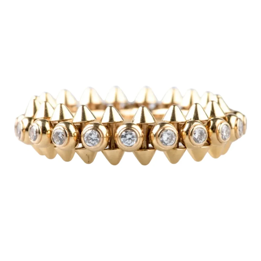 CARTIER "Clash" Ring in Rose gold and Diamonds
