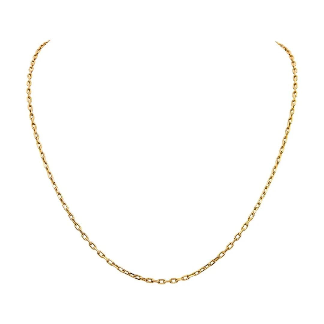 Rose gold chain necklace