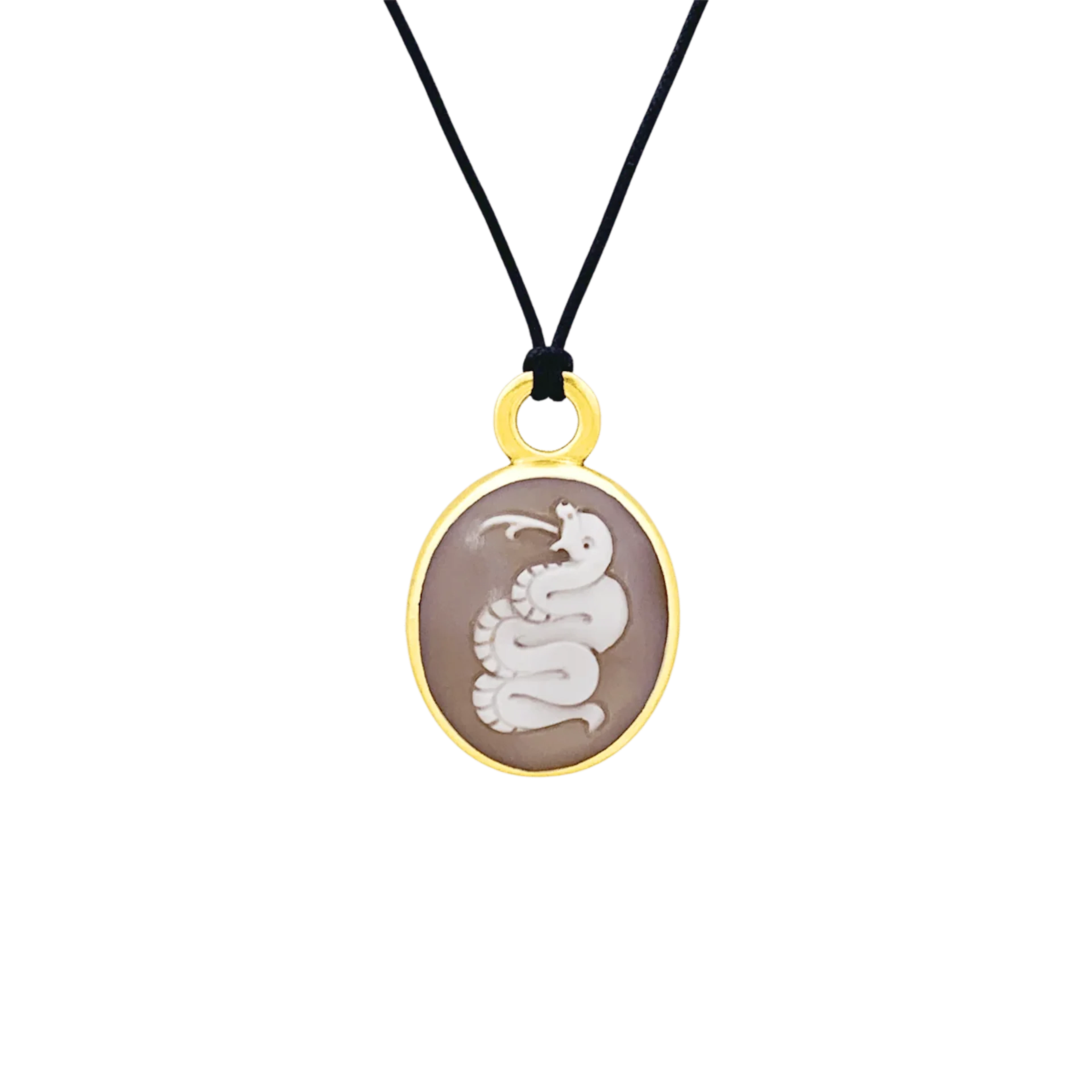 Pendentif POMELLATO "Eva" en or rose et camée