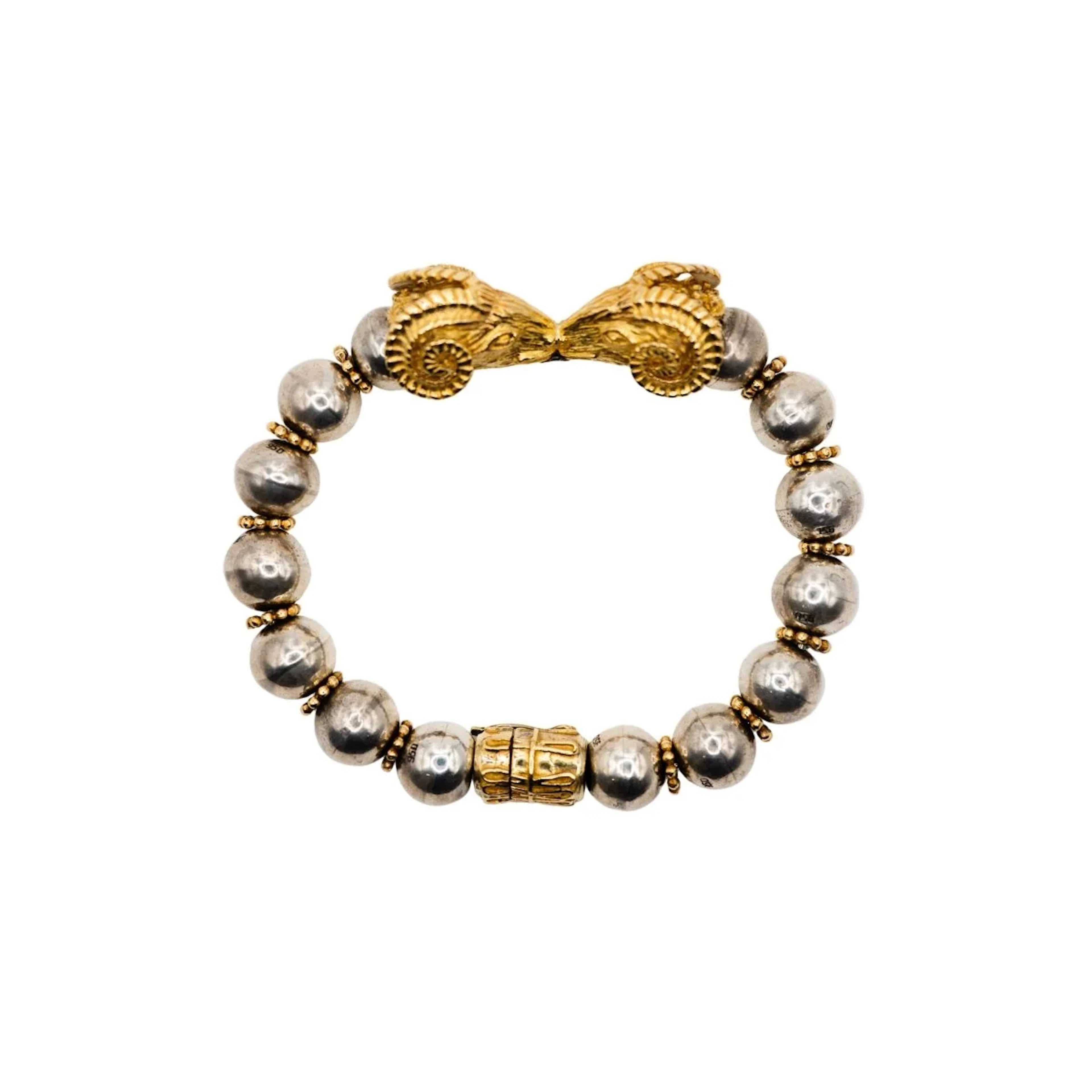 ZOLOTAS bracelet in yellow gold and silver