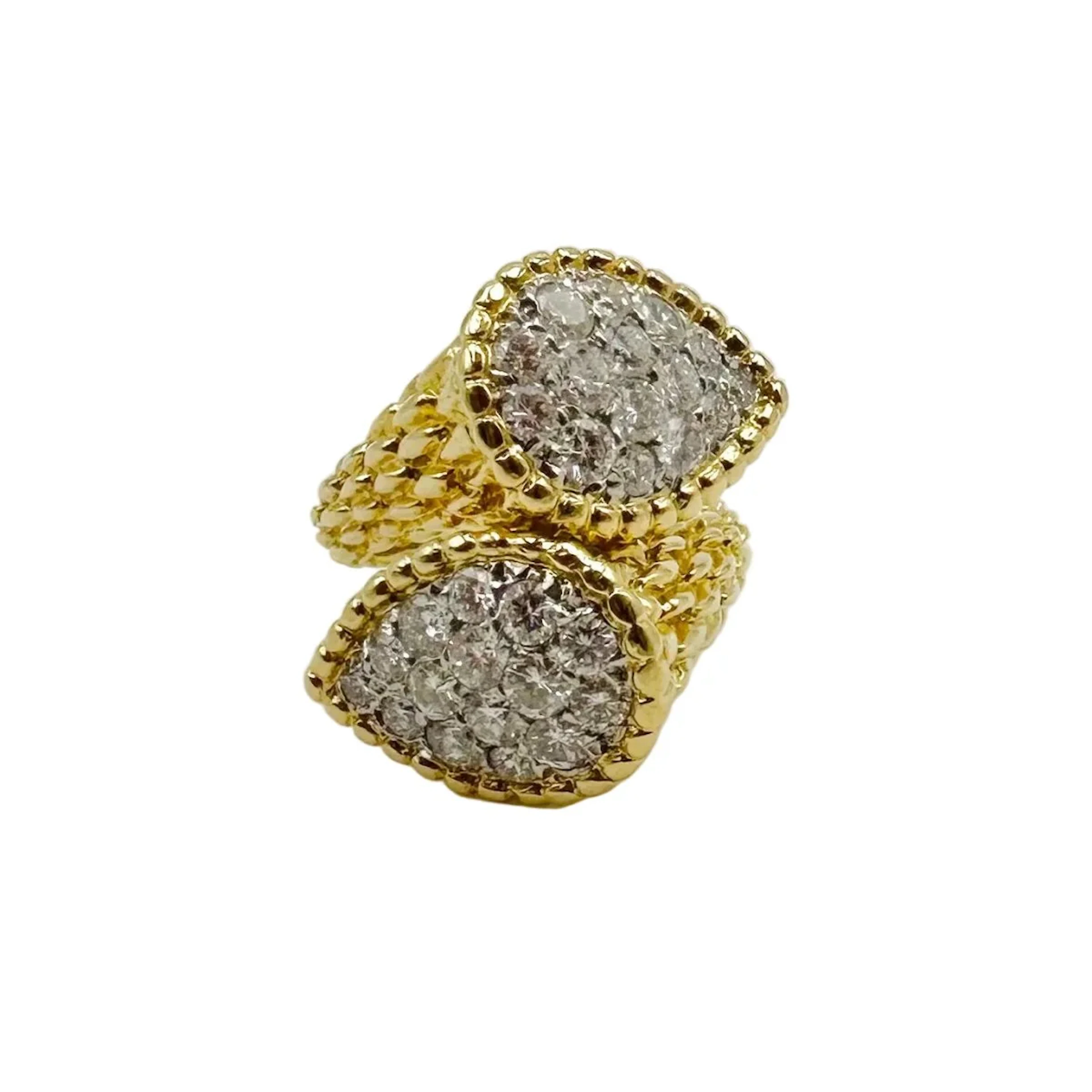 Ring Toi & Moi BOUCHERON "Serpent Bohème" in yellow gold and diamonds