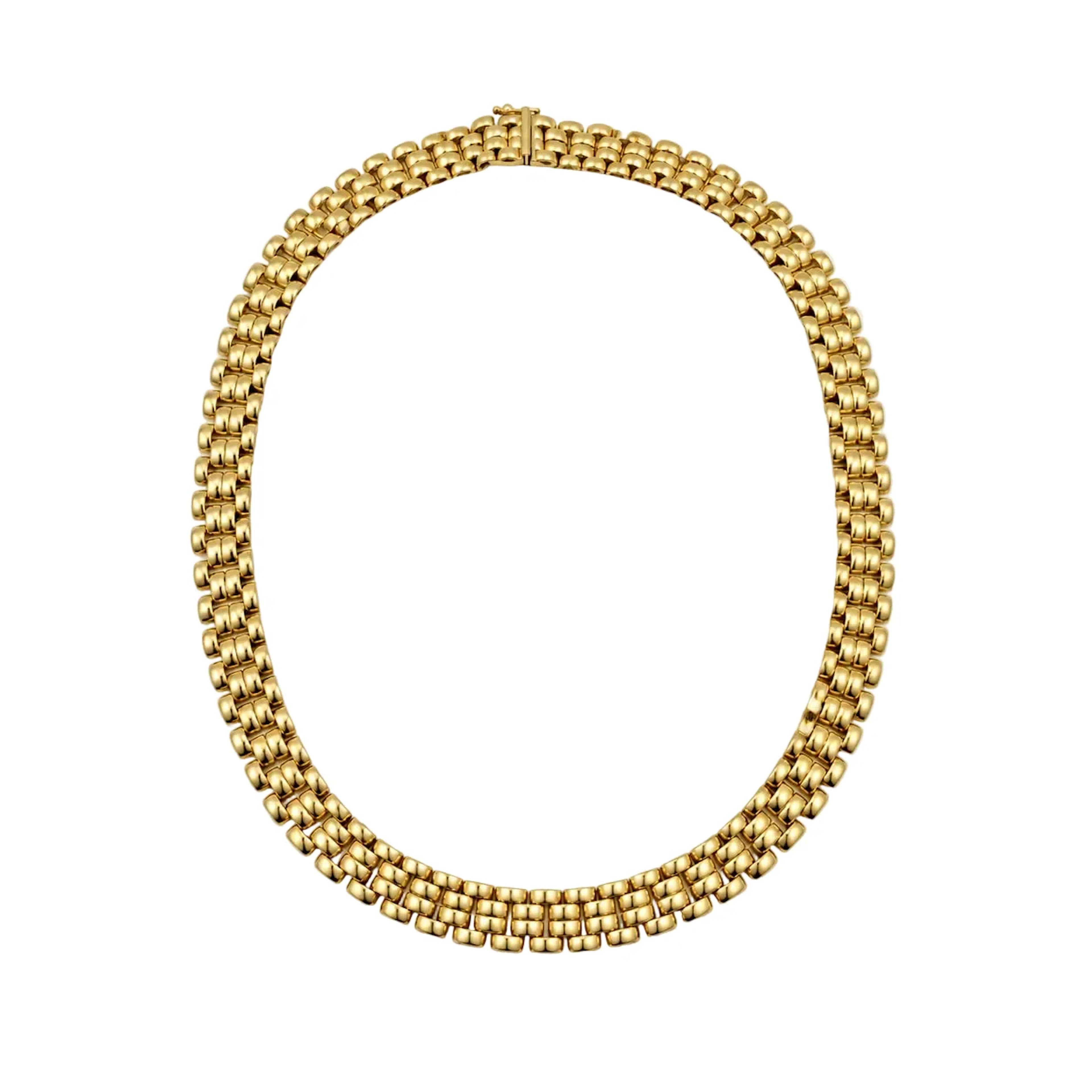 Yellow Gold Choker Necklace
