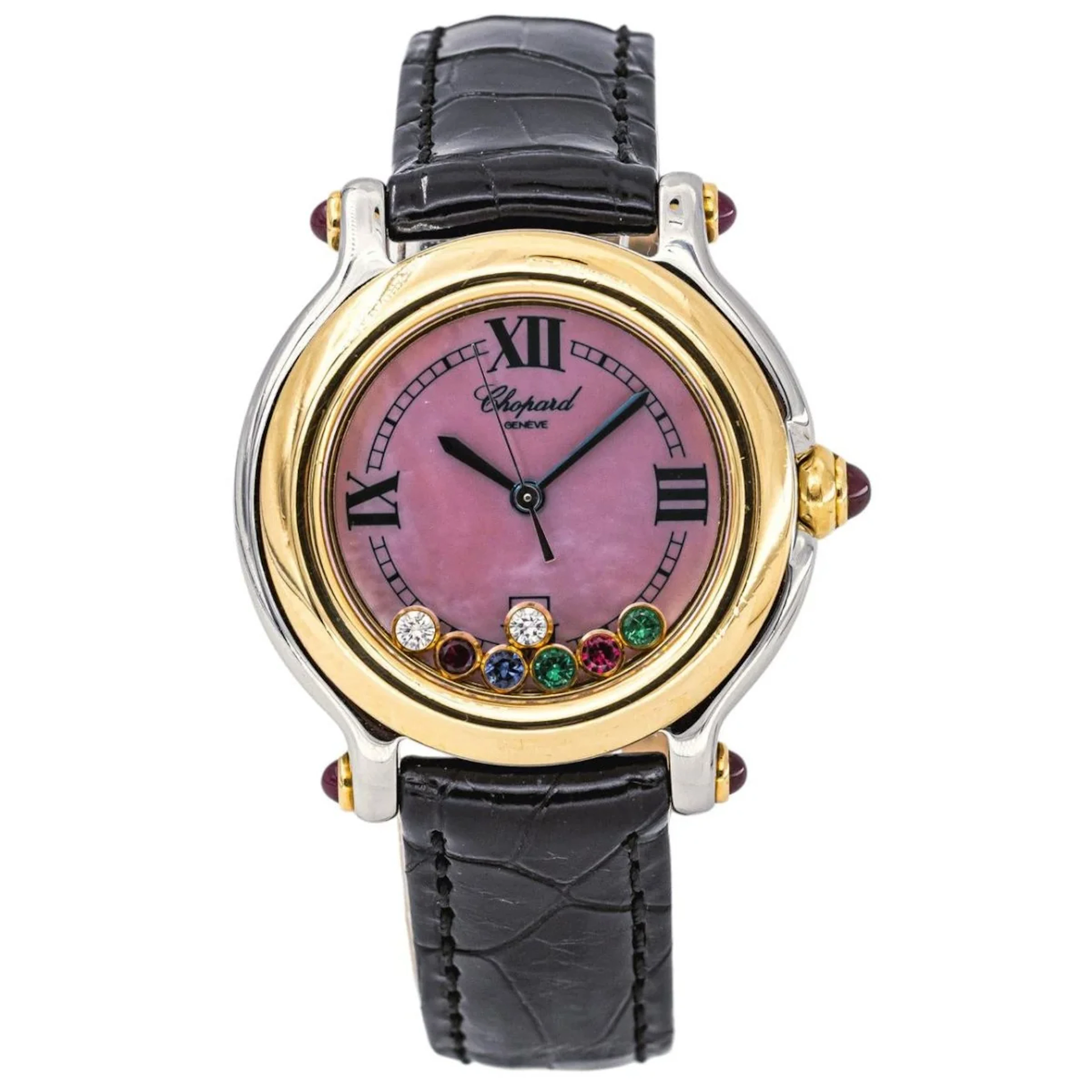 Chopard Happy Sport Watch, Stainless Steel, Ruby