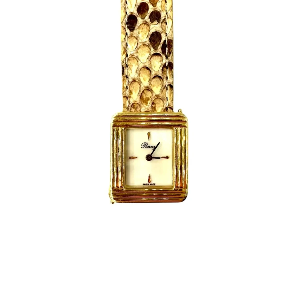Watch POIRAY, "Ma première" in yellow gold and mother-of-pearl
